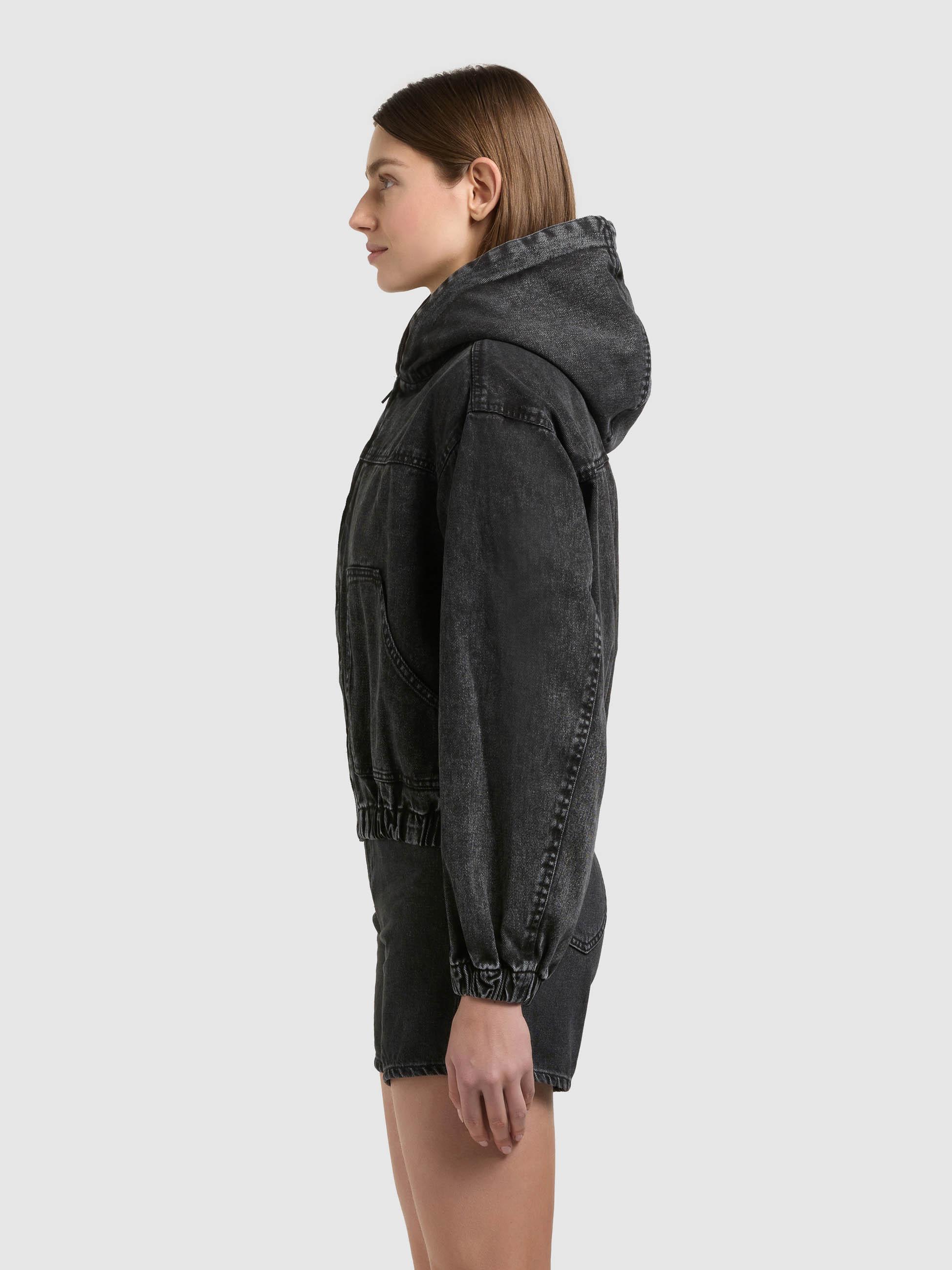 Jeansjacke im Bomberjacken-Look "Gretel" Black