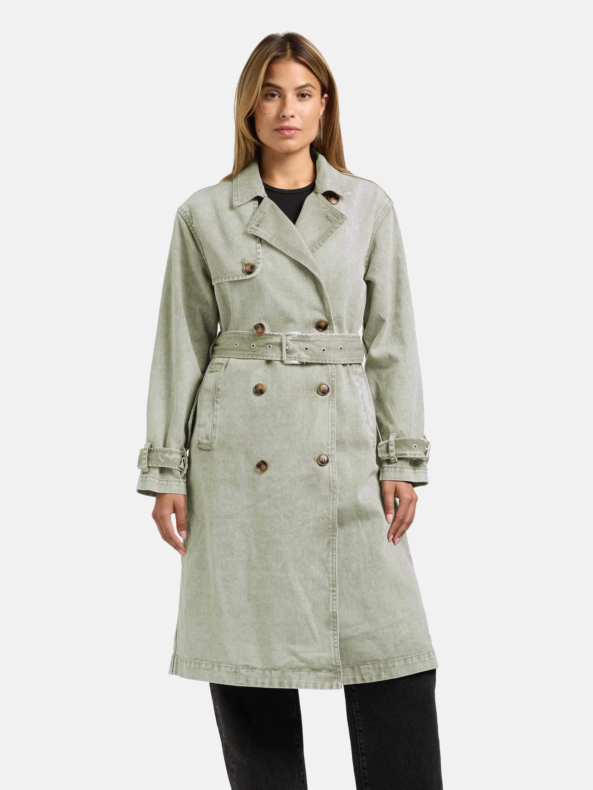 Trenchcoat aus Jeans "Hera" Seagreen