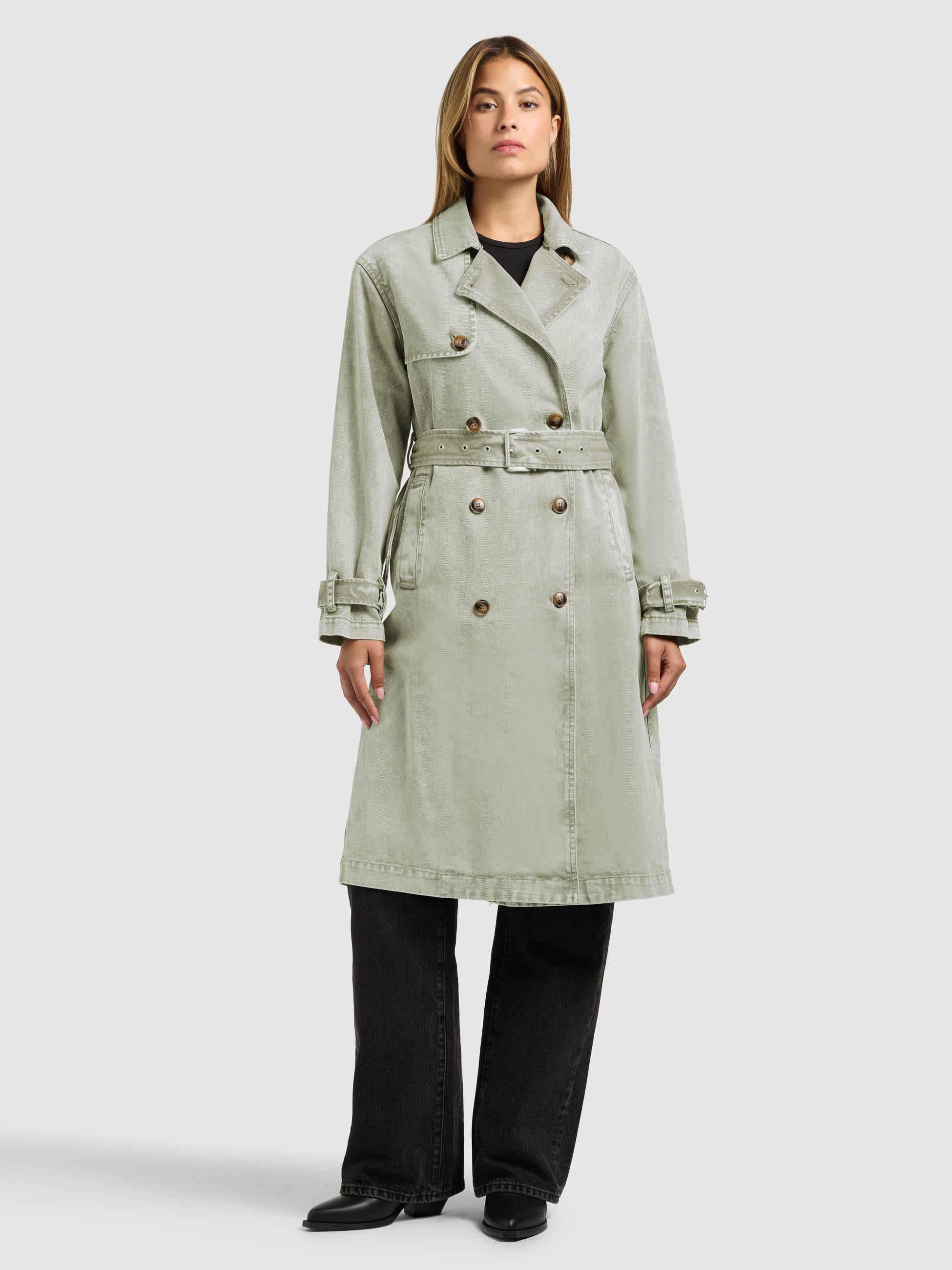 Trenchcoat aus Jeans "Hera" Seagreen