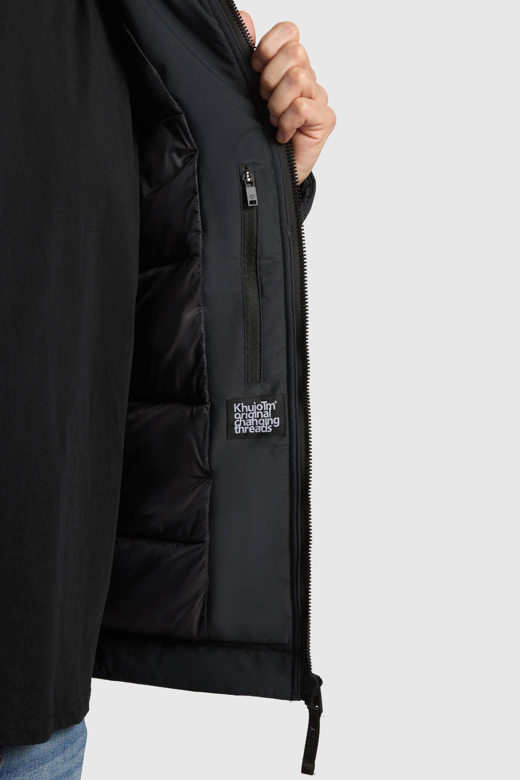 Winterjacke mit abnhembarem Kunstfell-Kragen "Huey" Obrage Grey