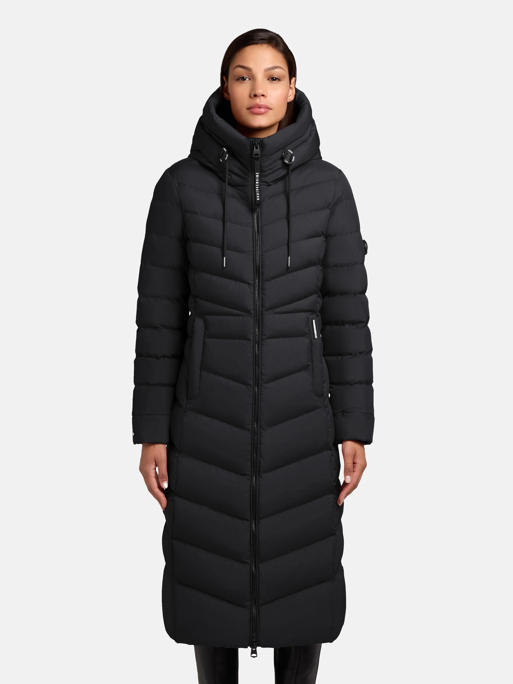 Steppmantel mit Kapuze "Ingram4-YM" Black