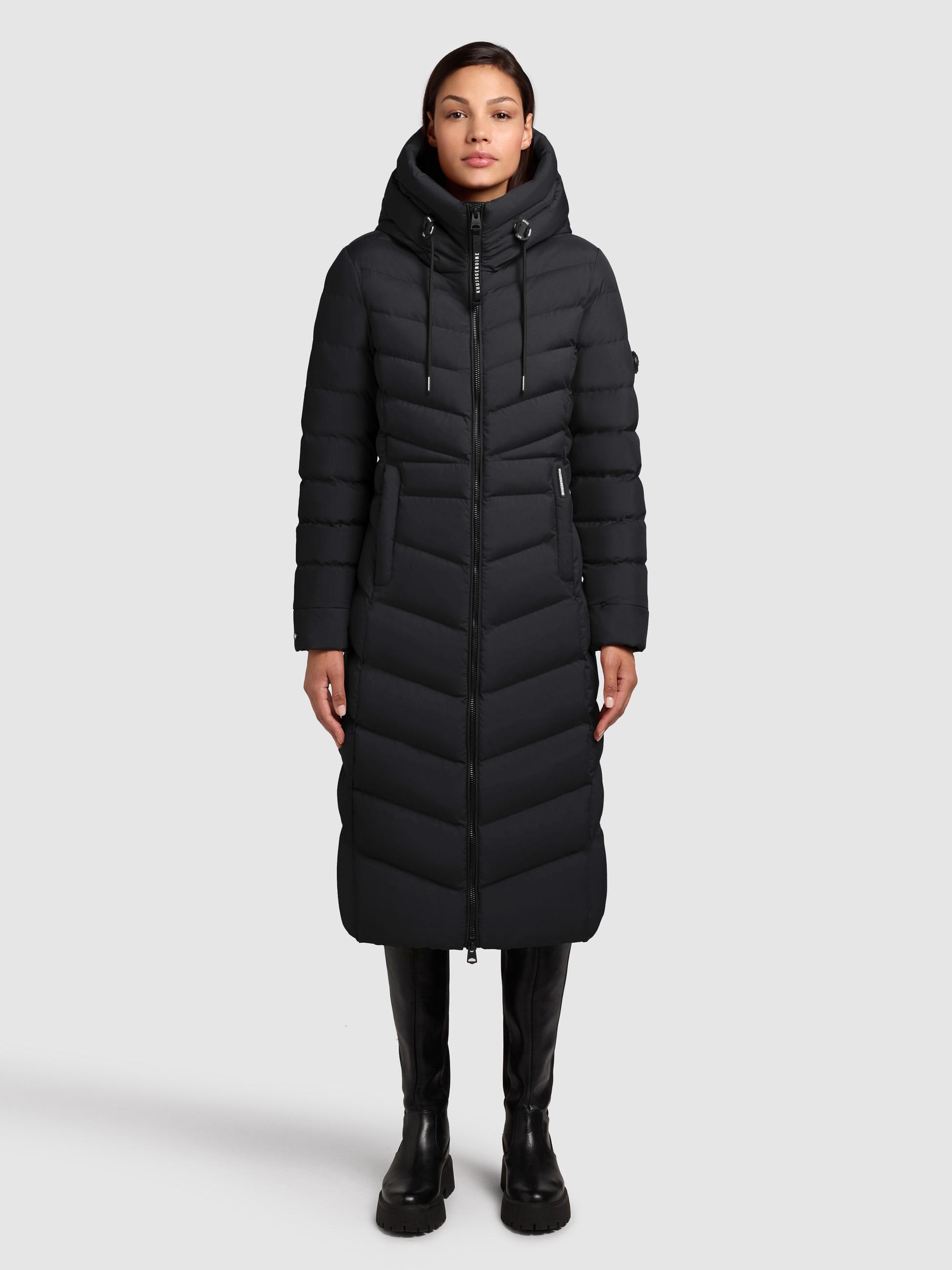 Steppmantel mit Kapuze "Ingram4-YM" Black