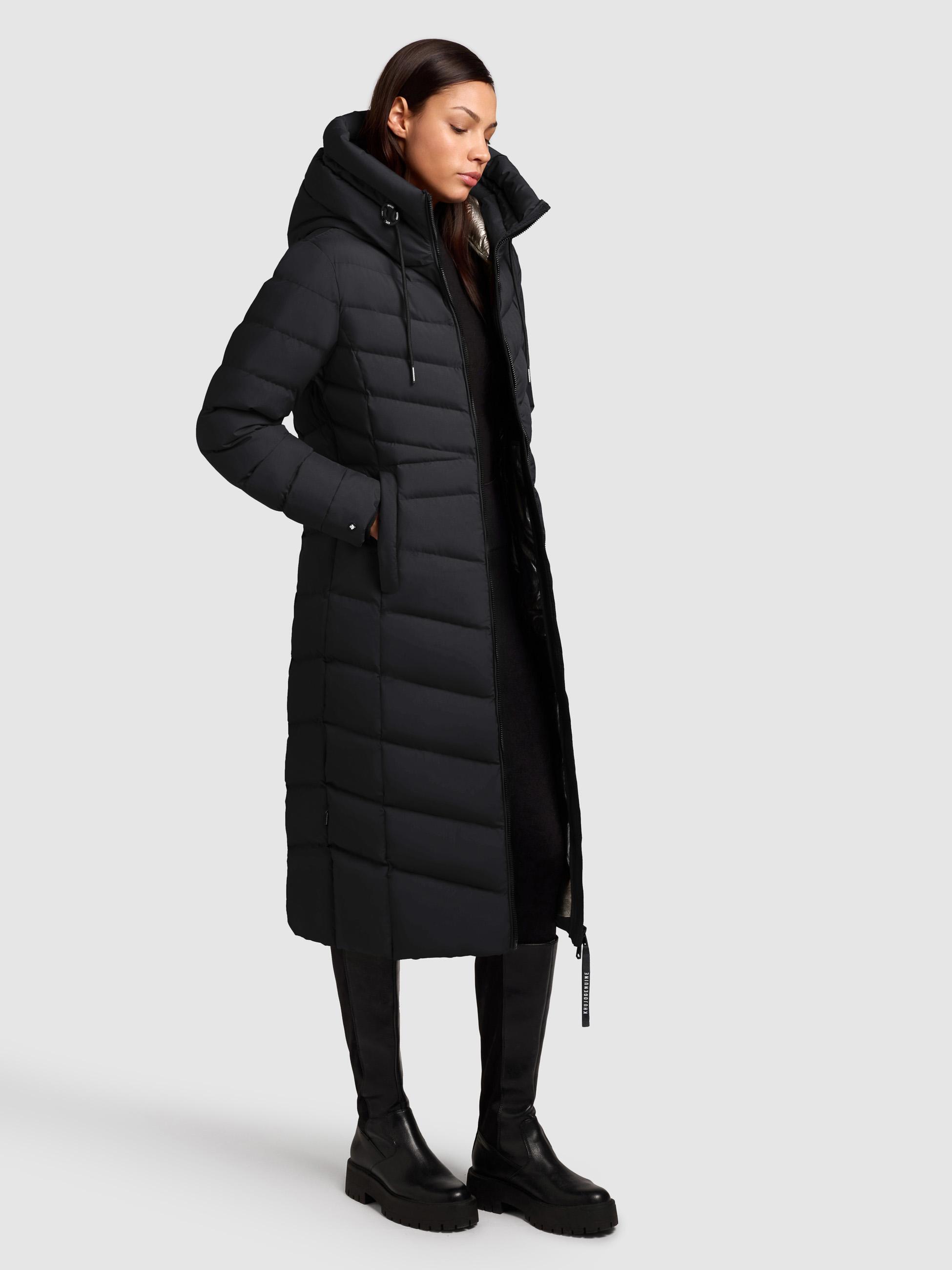 Steppmantel mit Kapuze "Ingram4-YM" Black