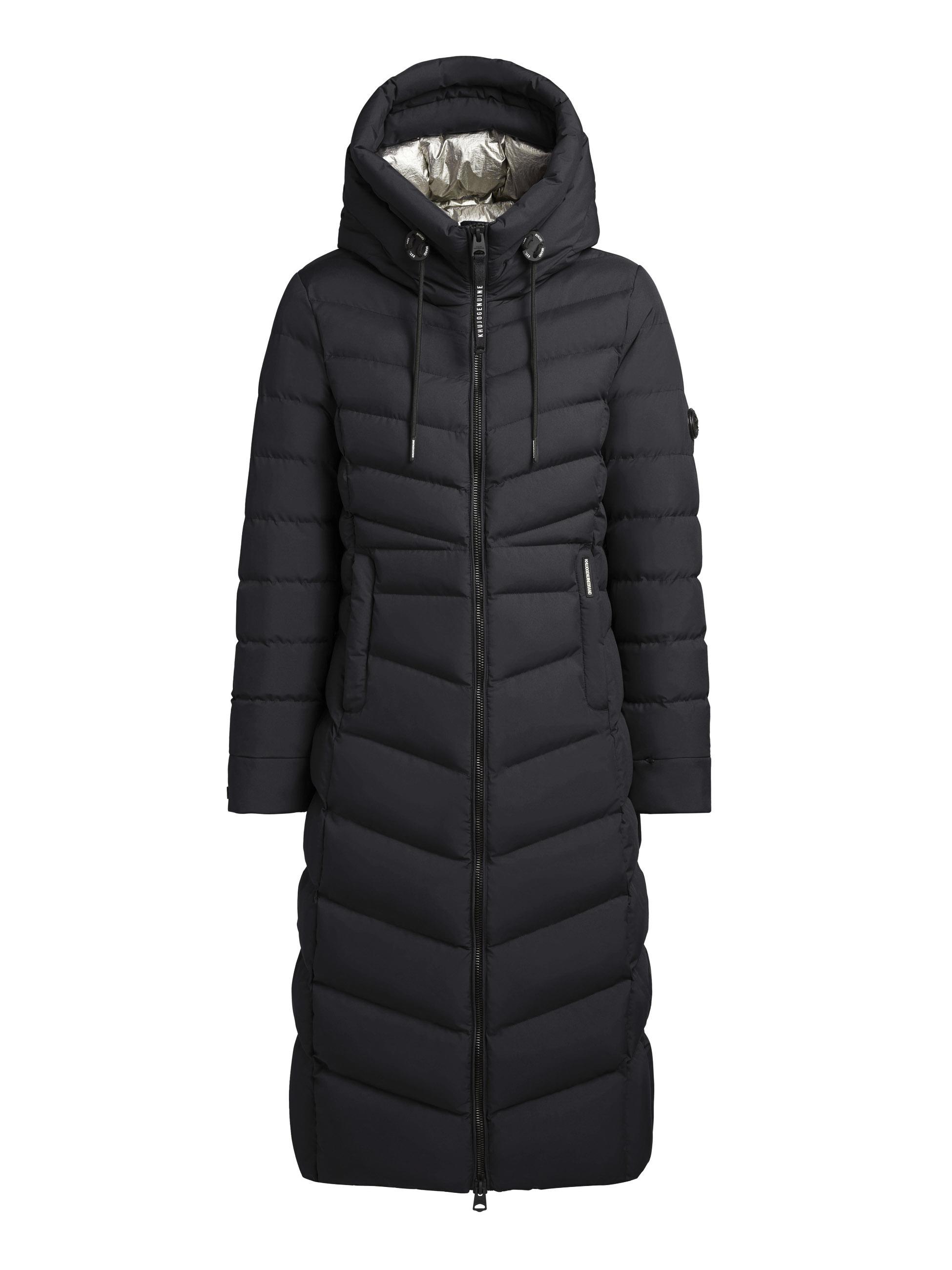 Steppmantel mit Kapuze "Ingram4-YM" Black