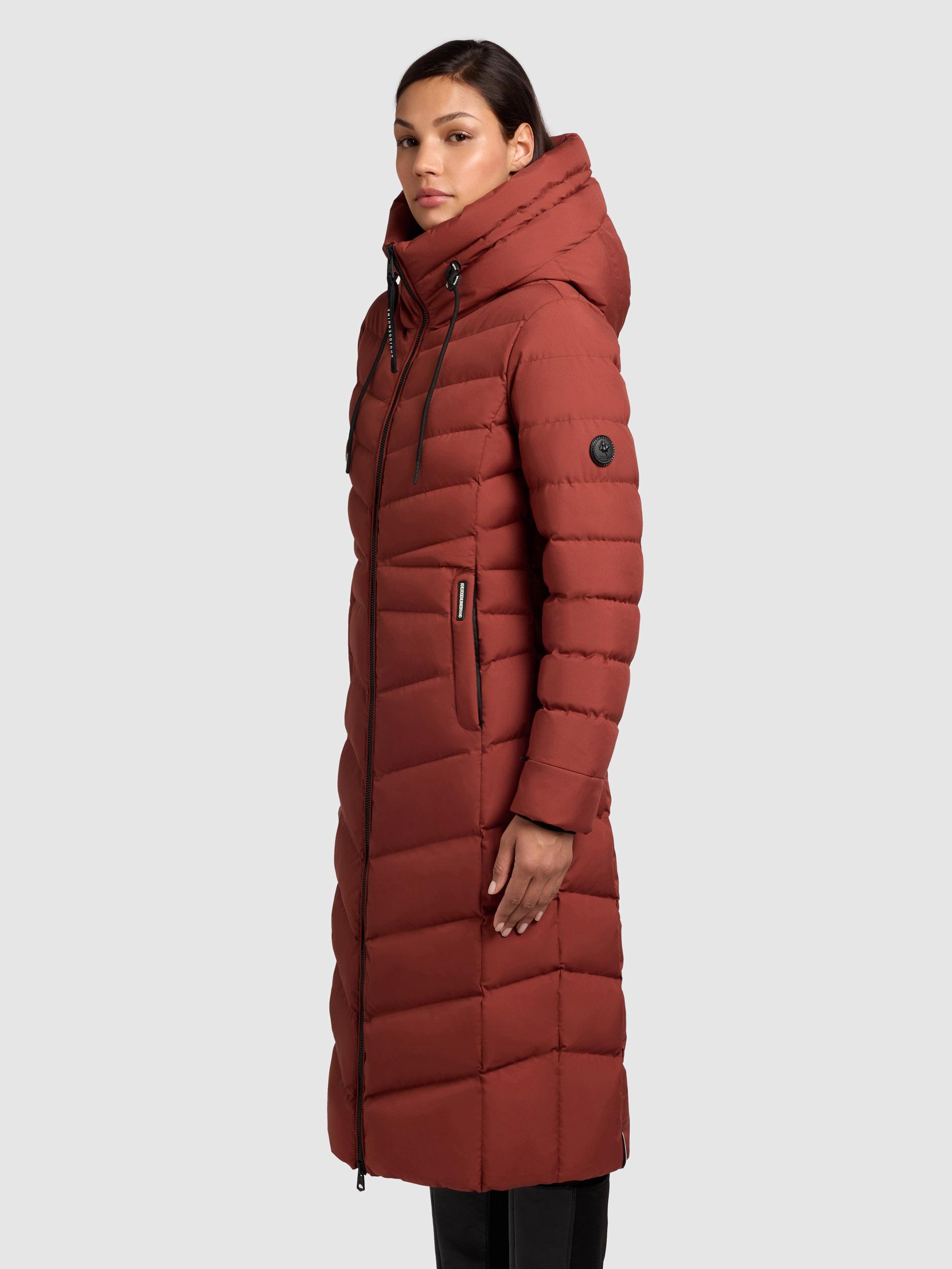 Steppmantel mit Kapuze "Ingram4-YM" Dark Red