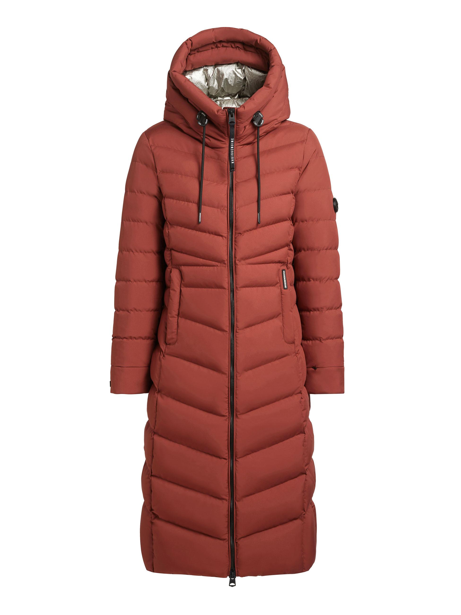 Steppmantel mit Kapuze "Ingram4-YM" Dark Red