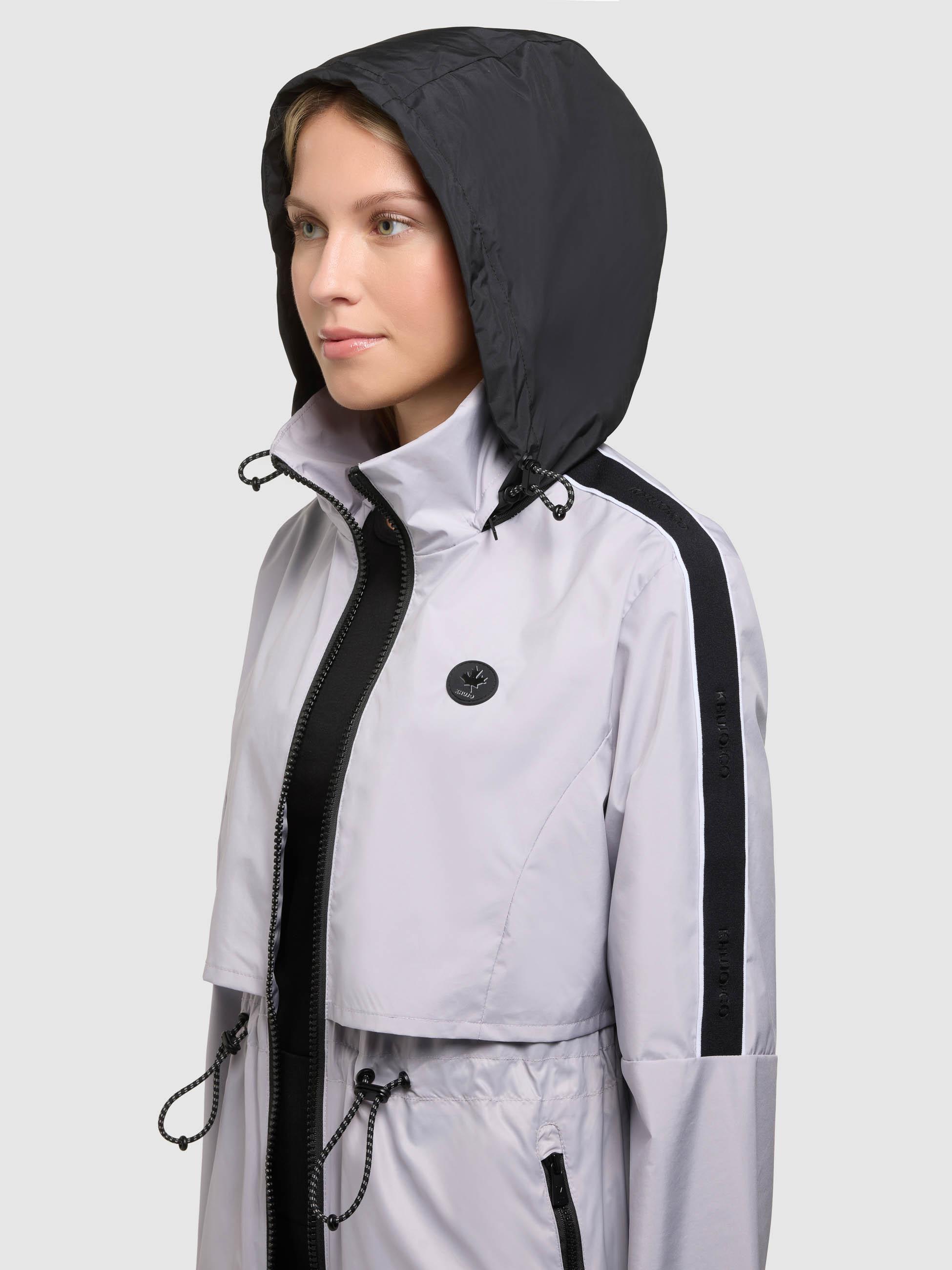 Übergangsmantel mit verstaubarer Kapuze "Izza" Summer Lilac