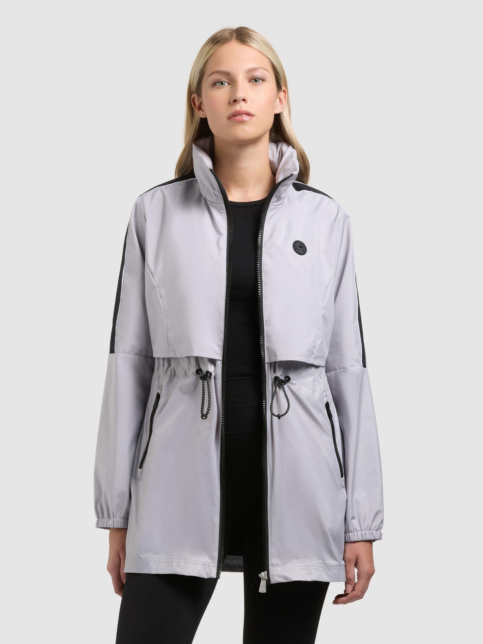Übergangsmantel mit verstaubarer Kapuze "Izza" Summer Lilac
