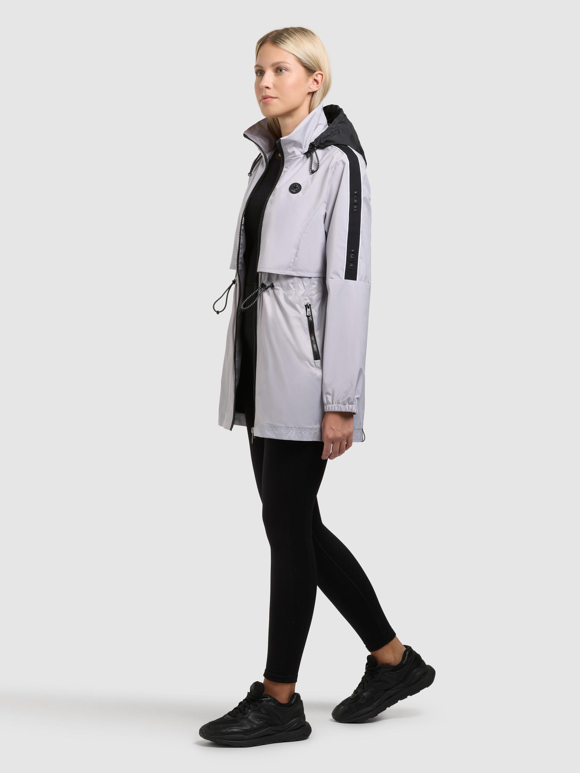 Übergangsmantel mit verstaubarer Kapuze "Izza" Summer Lilac