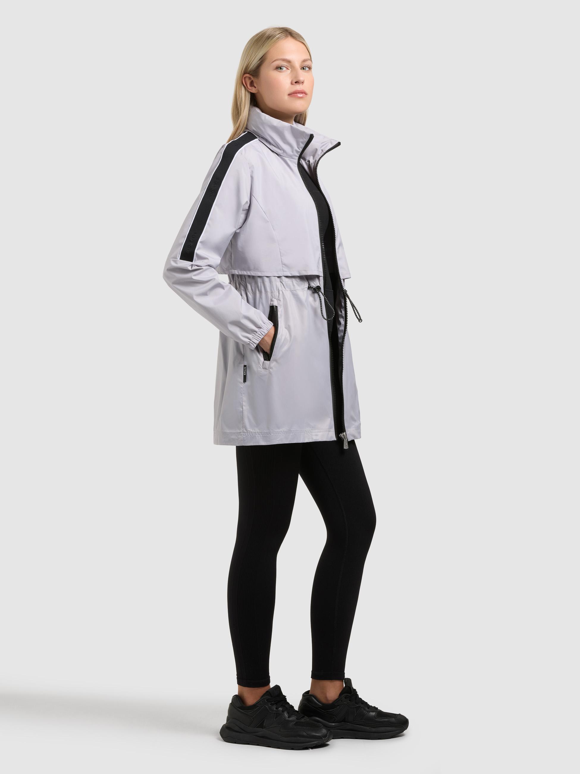 Übergangsmantel mit verstaubarer Kapuze "Izza" Summer Lilac