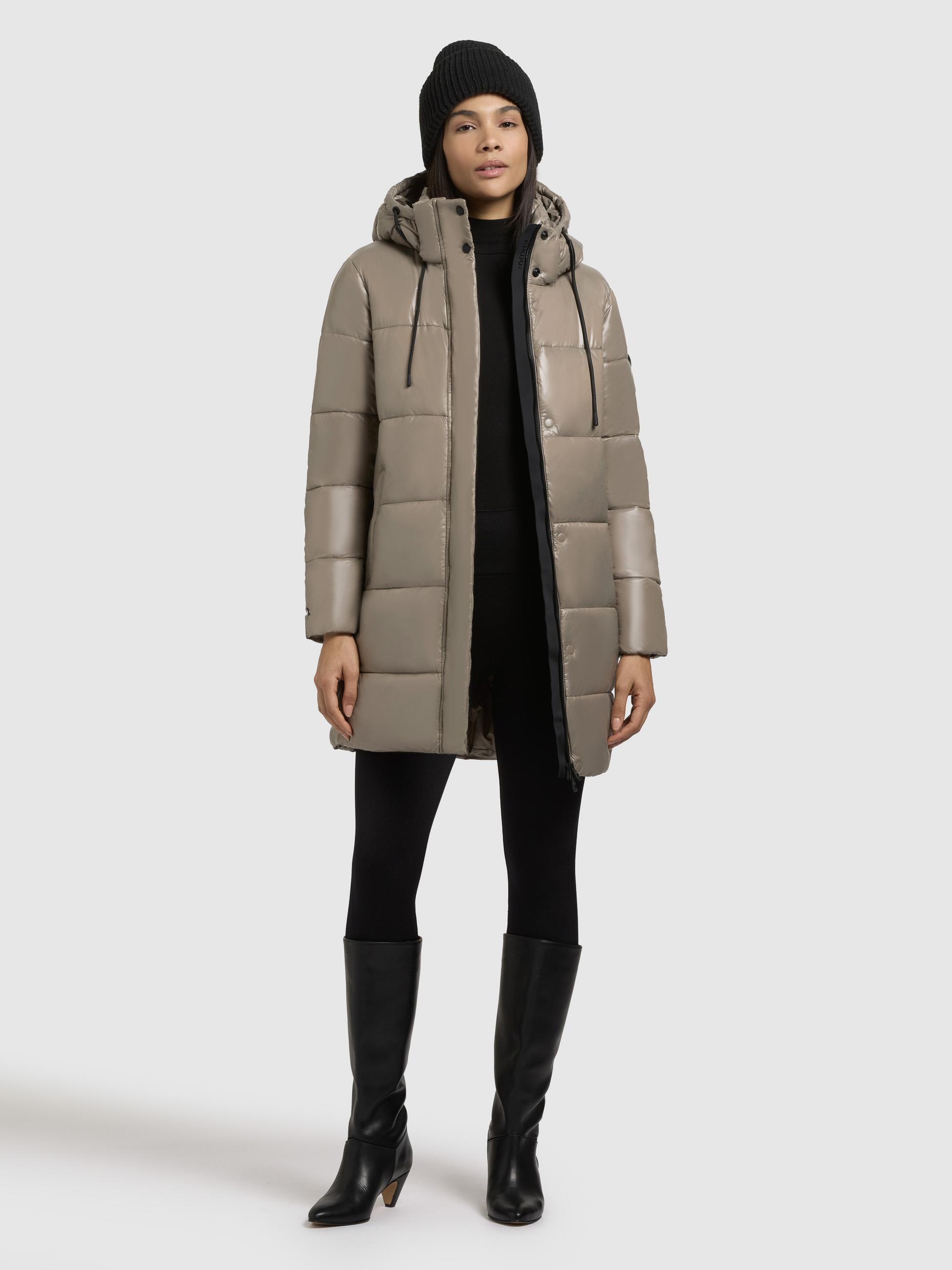 Warmer Winter Kurzmantel "Jadet2-YM" Champagne Beige