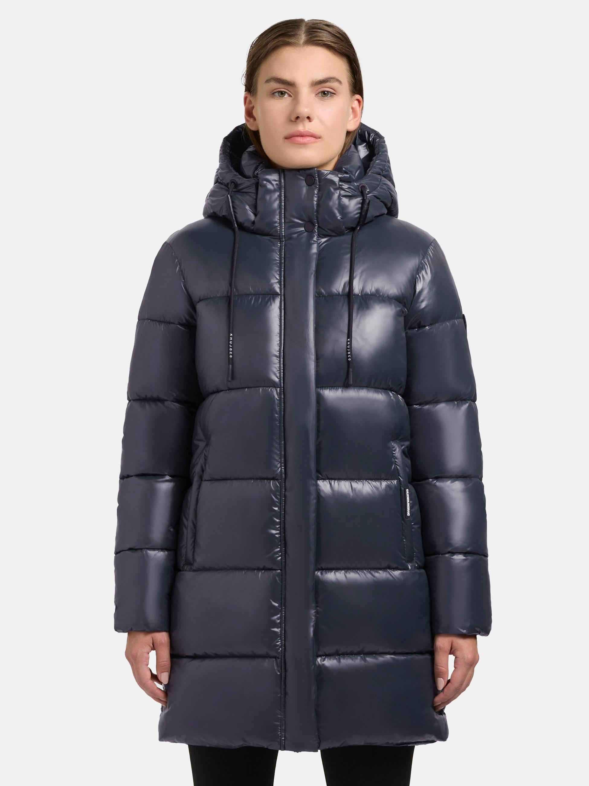 Warmer Winter Kurzmantel "Jadet2-YM" Dark Cloud Blue