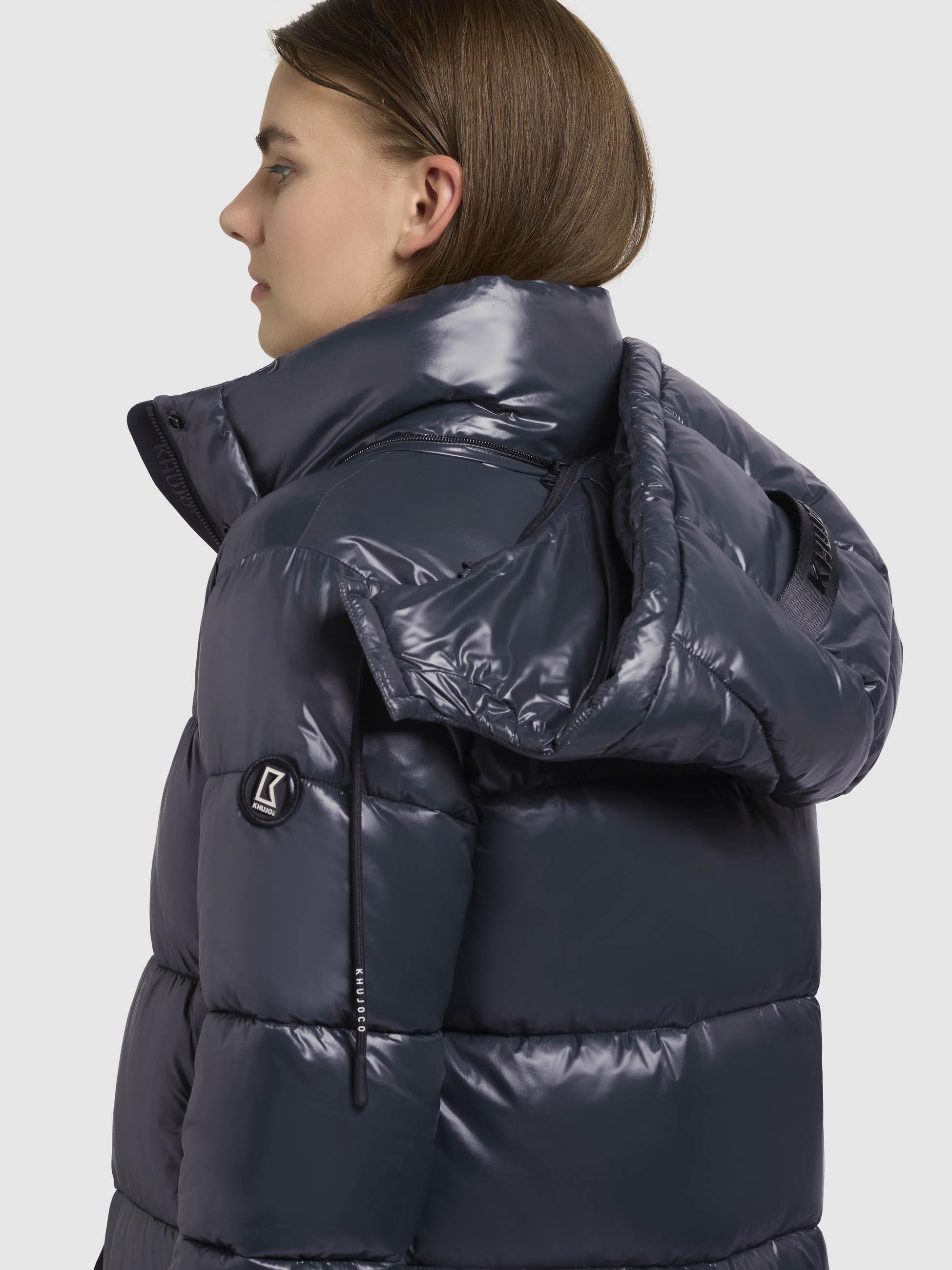 Warmer Winter Kurzmantel "Jadet2-YM" Dark Cloud Blue