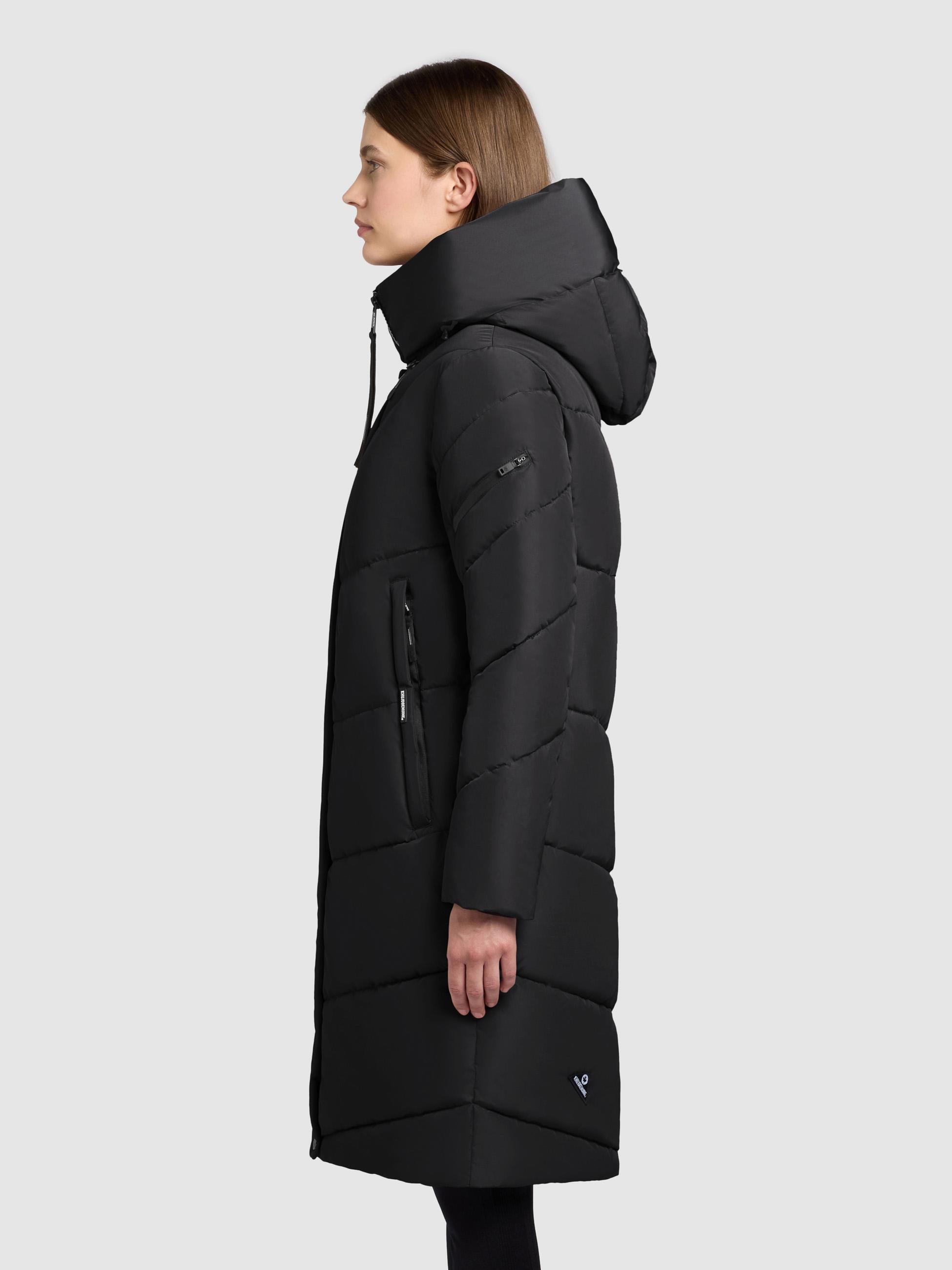 Steppmantel mit V-Steppung "Jange-YM" Black