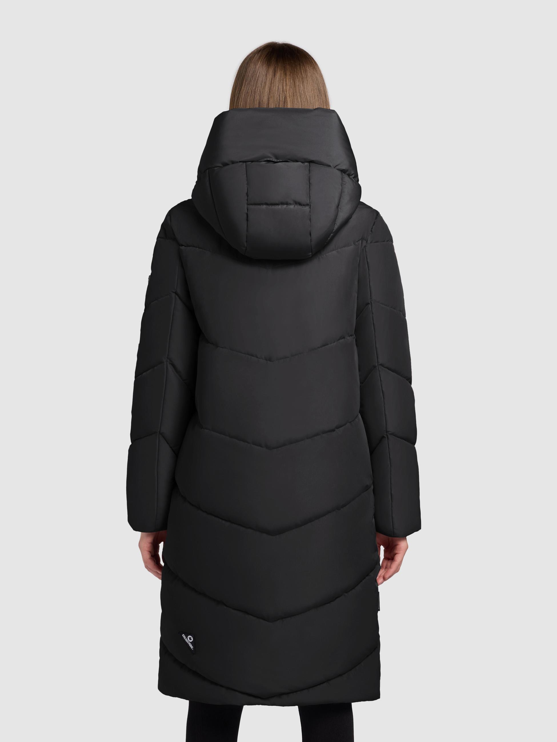 Steppmantel mit V-Steppung "Jange-YM" Black