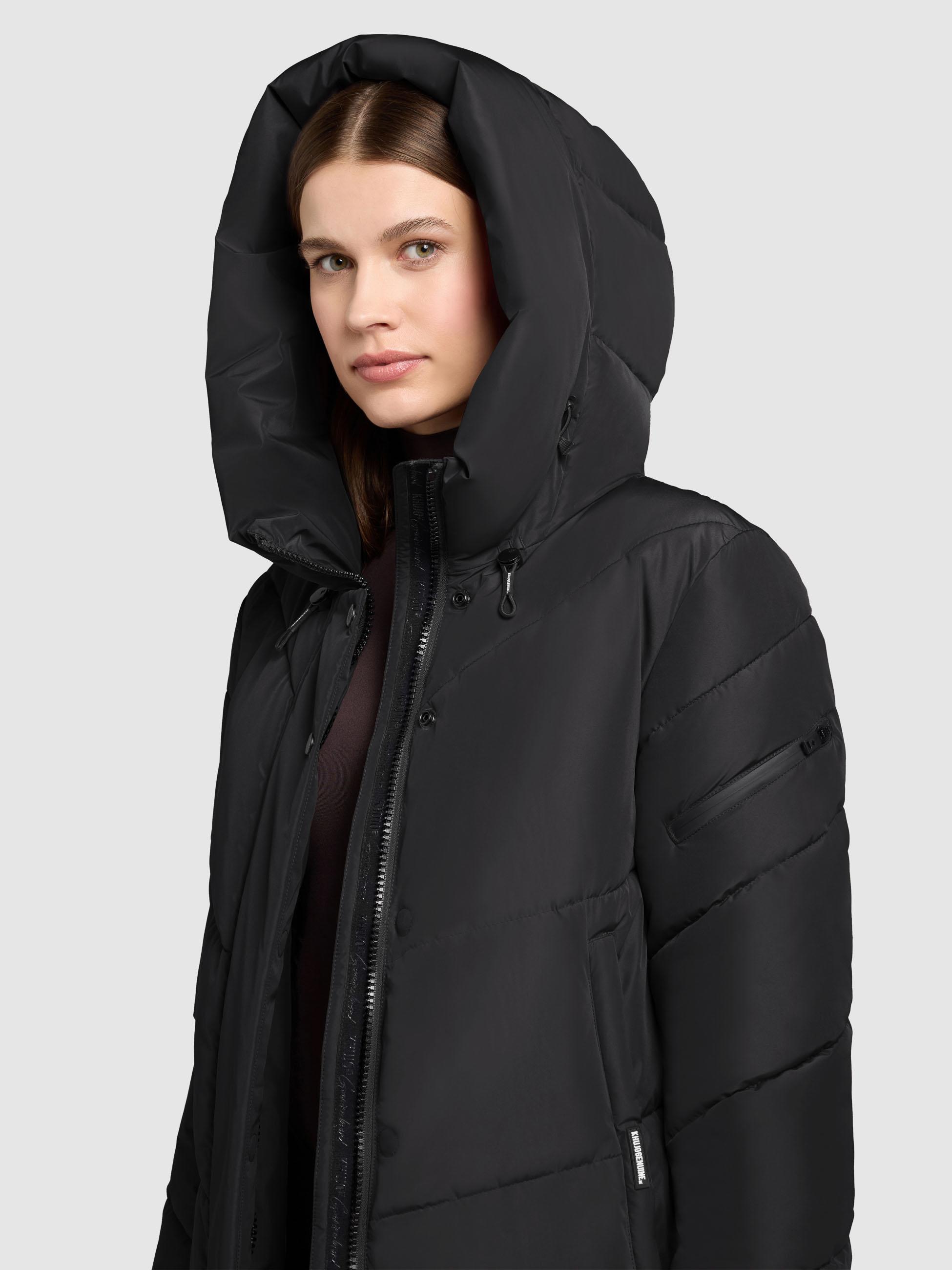 Steppmantel mit V-Steppung "Jange-YM" Black
