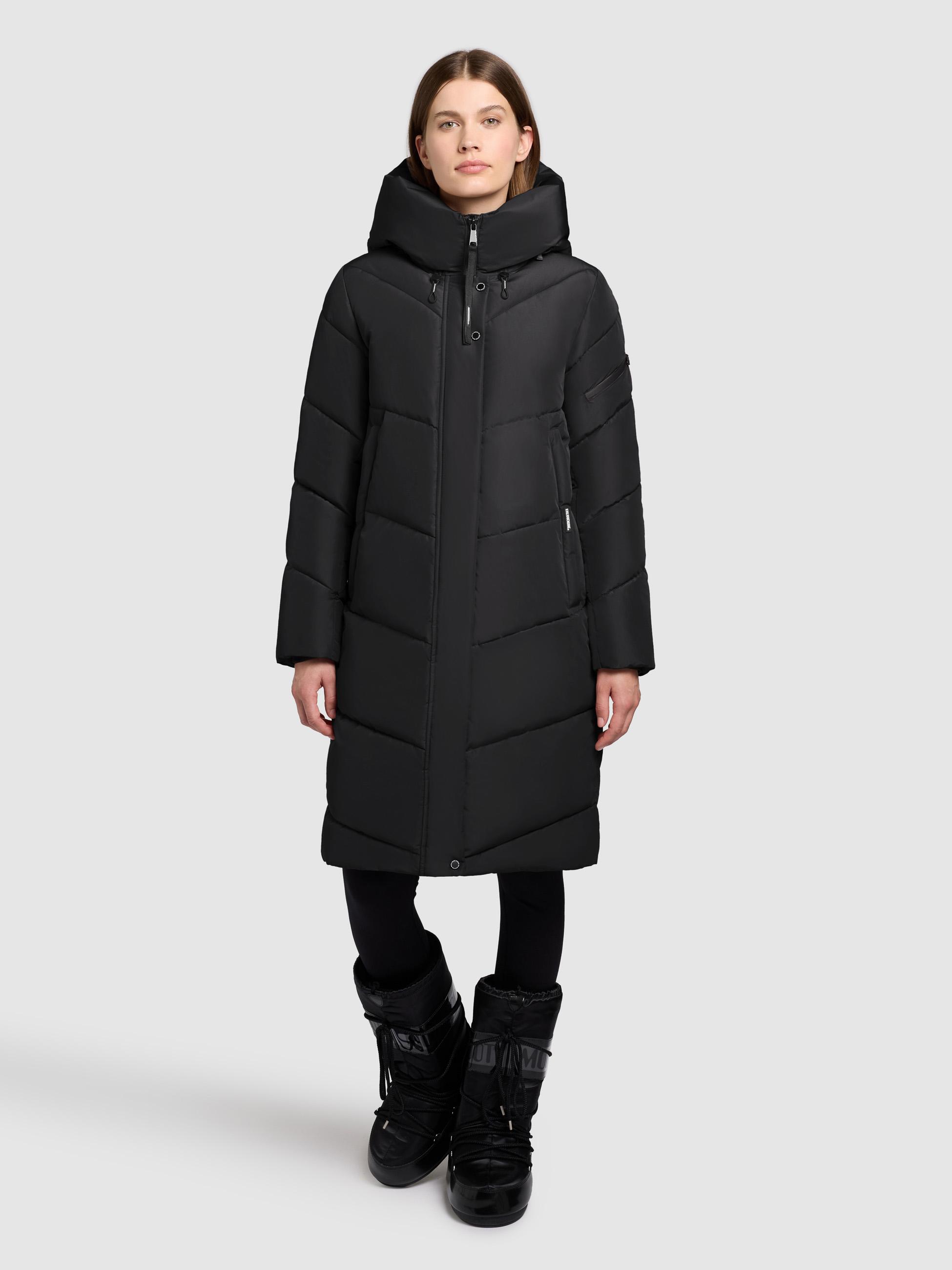 Steppmantel mit V-Steppung "Jange-YM" Black
