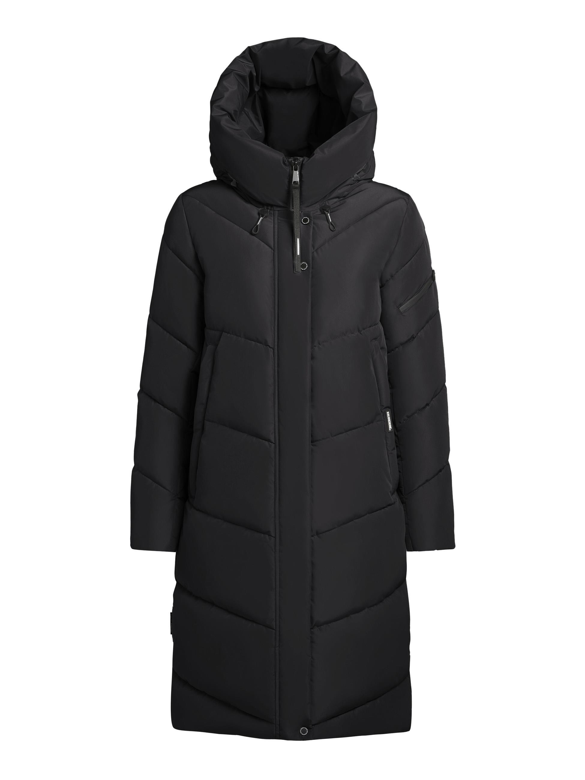 Steppmantel mit V-Steppung "Jange-YM" Black