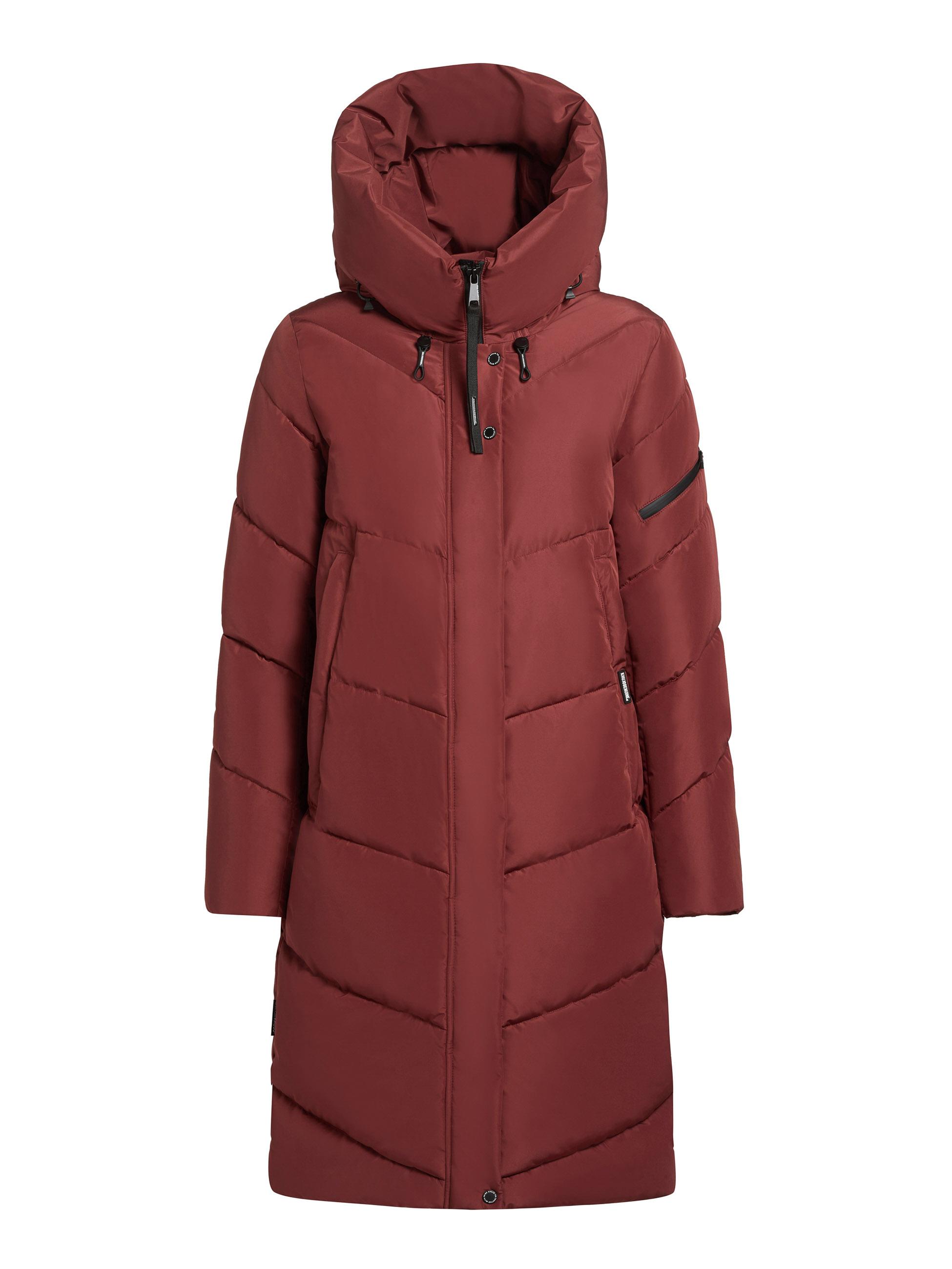 Steppmantel mit V-Steppung "Jange-YM" Dark Red