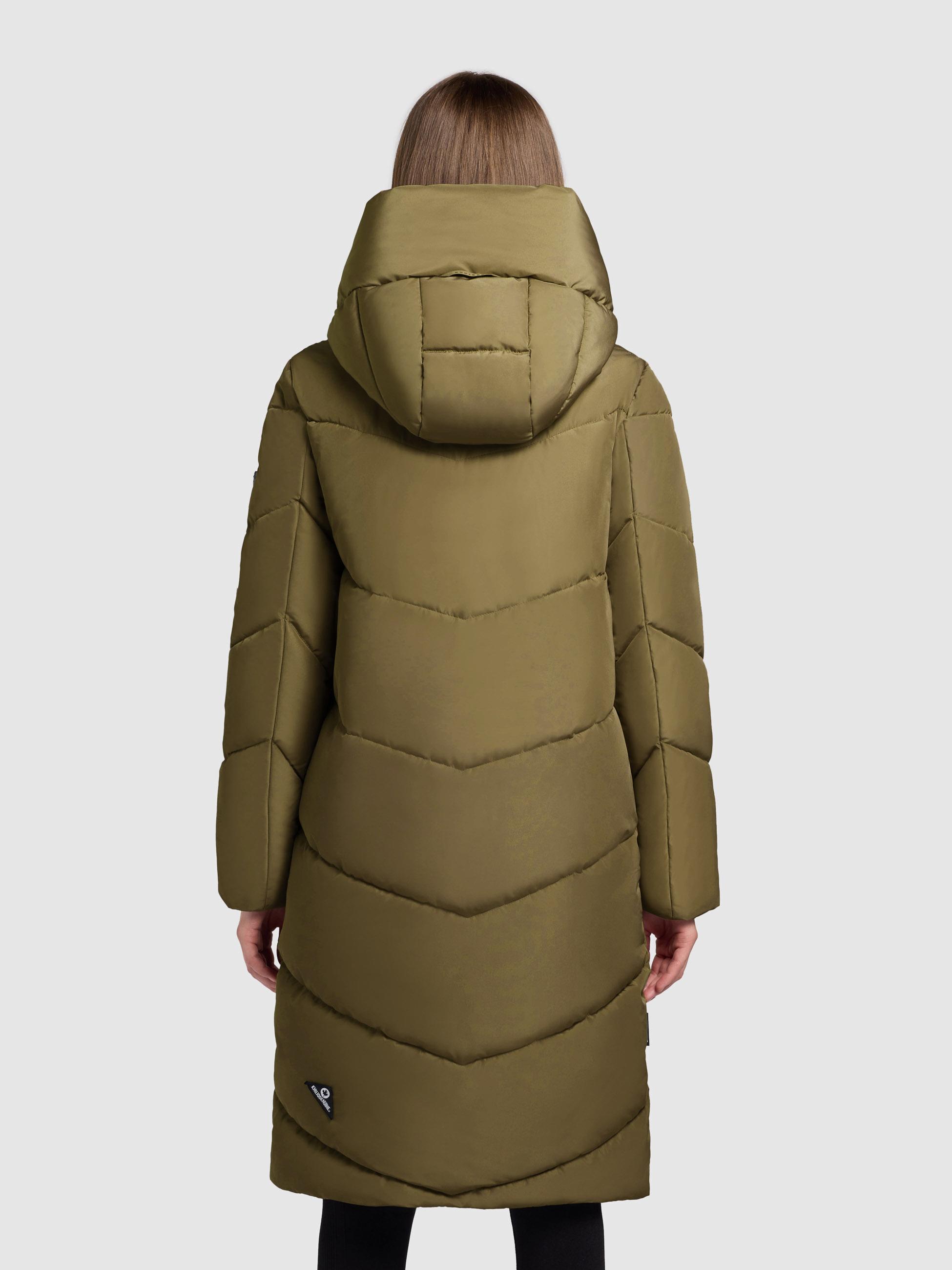 Steppmantel mit V-Steppung "Jange-YM" Scrub Green