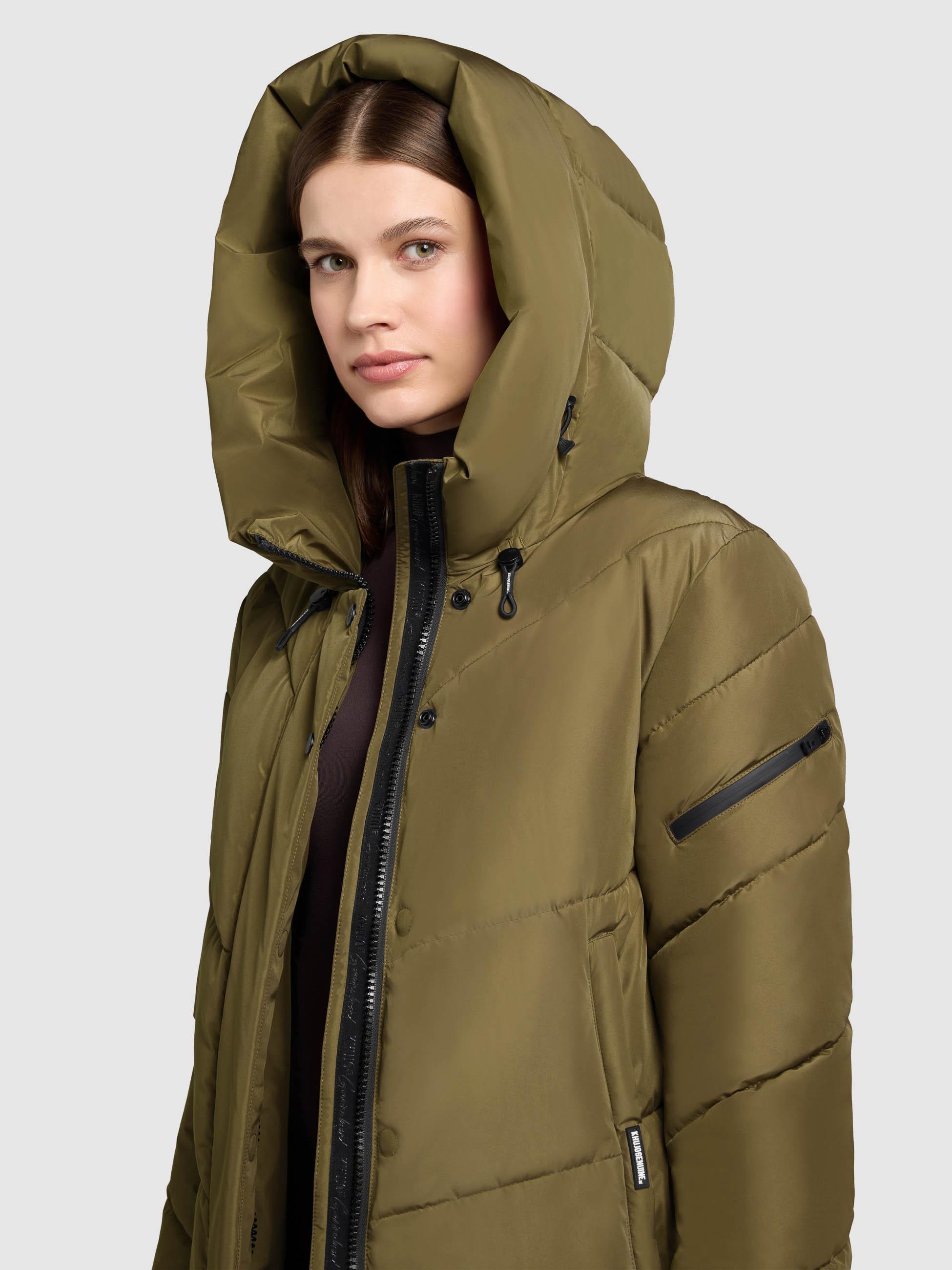 Steppmantel mit V-Steppung "Jange-YM" Scrub Green