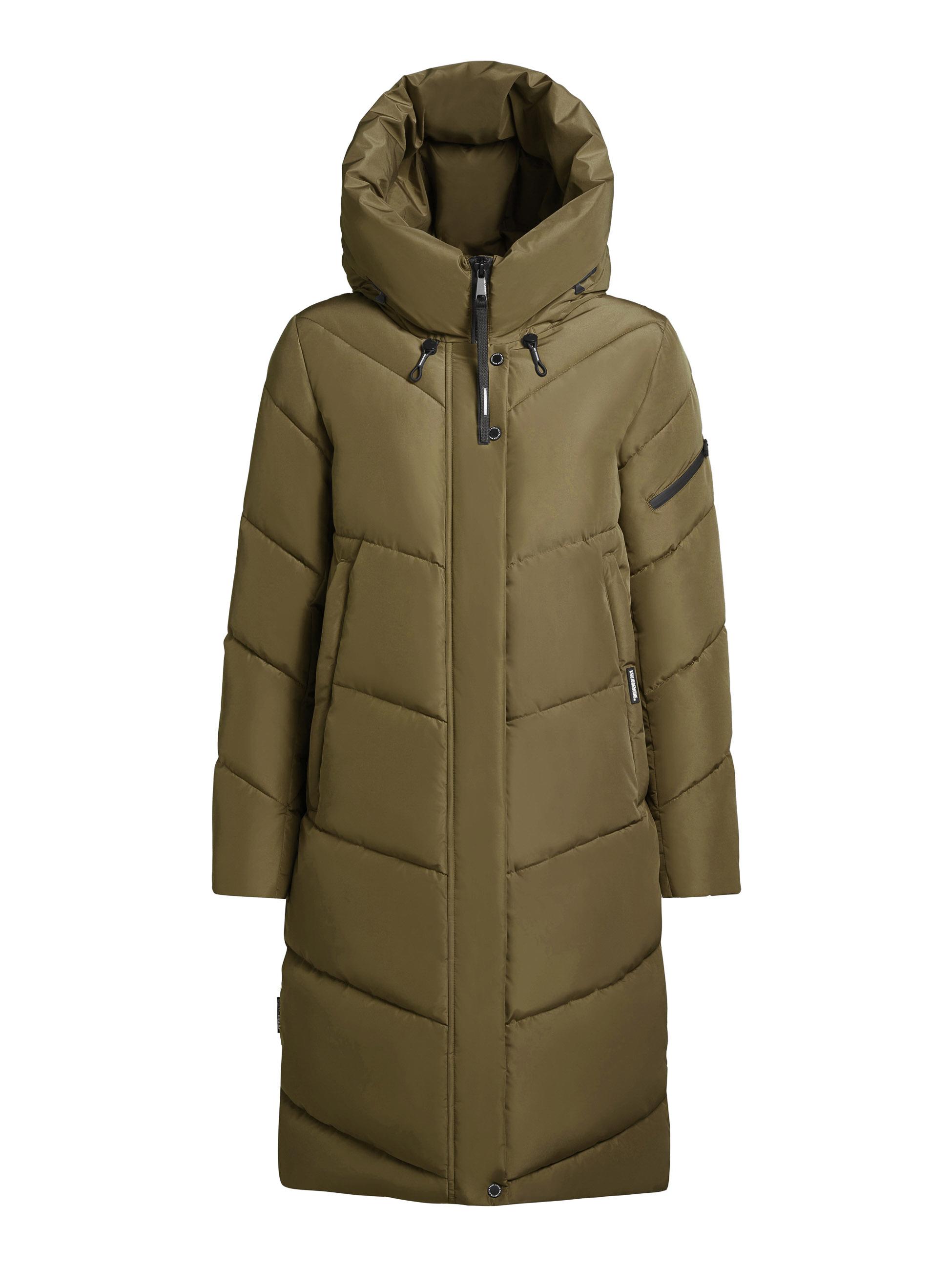 Steppmantel mit V-Steppung "Jange-YM" Scrub Green