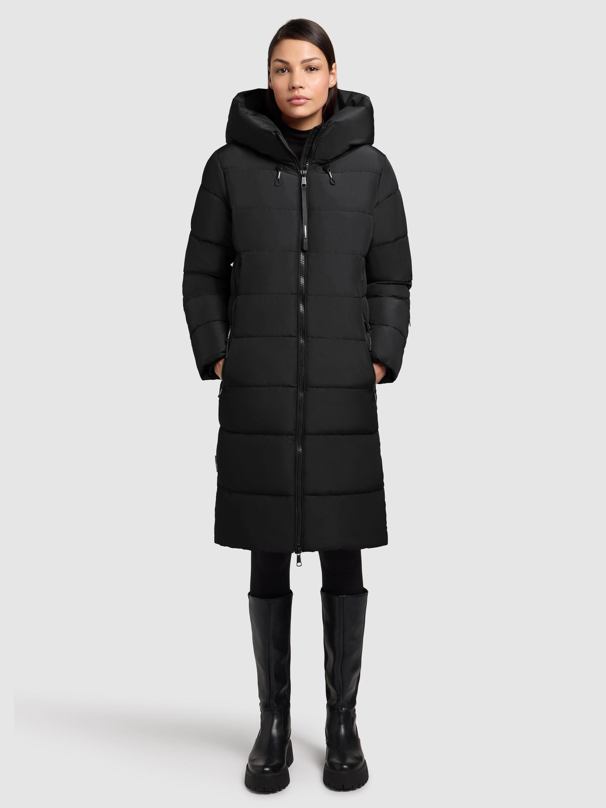 Warmer Steppmantel "Jilias5-YM" Black