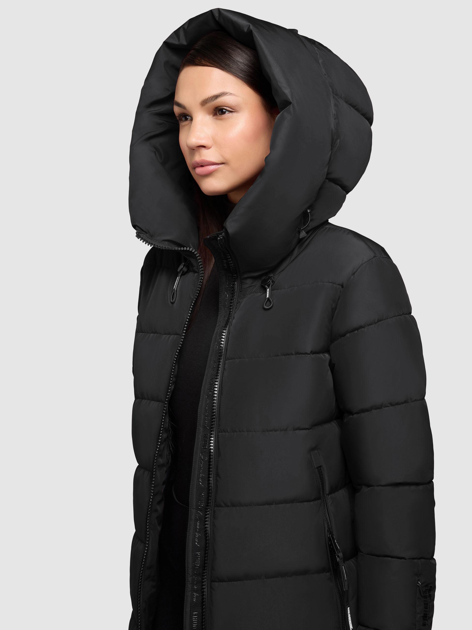 Warmer Steppmantel "Jilias5-YM" Black
