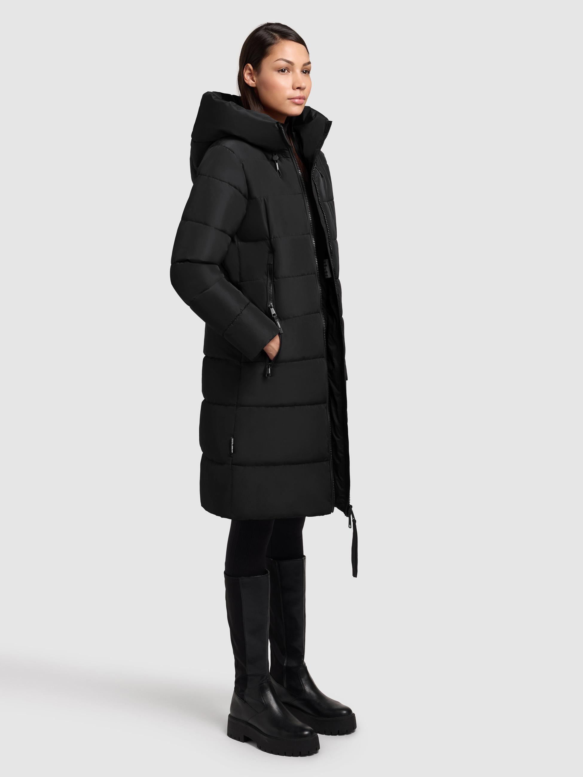 Warmer Steppmantel "Jilias5-YM" Black