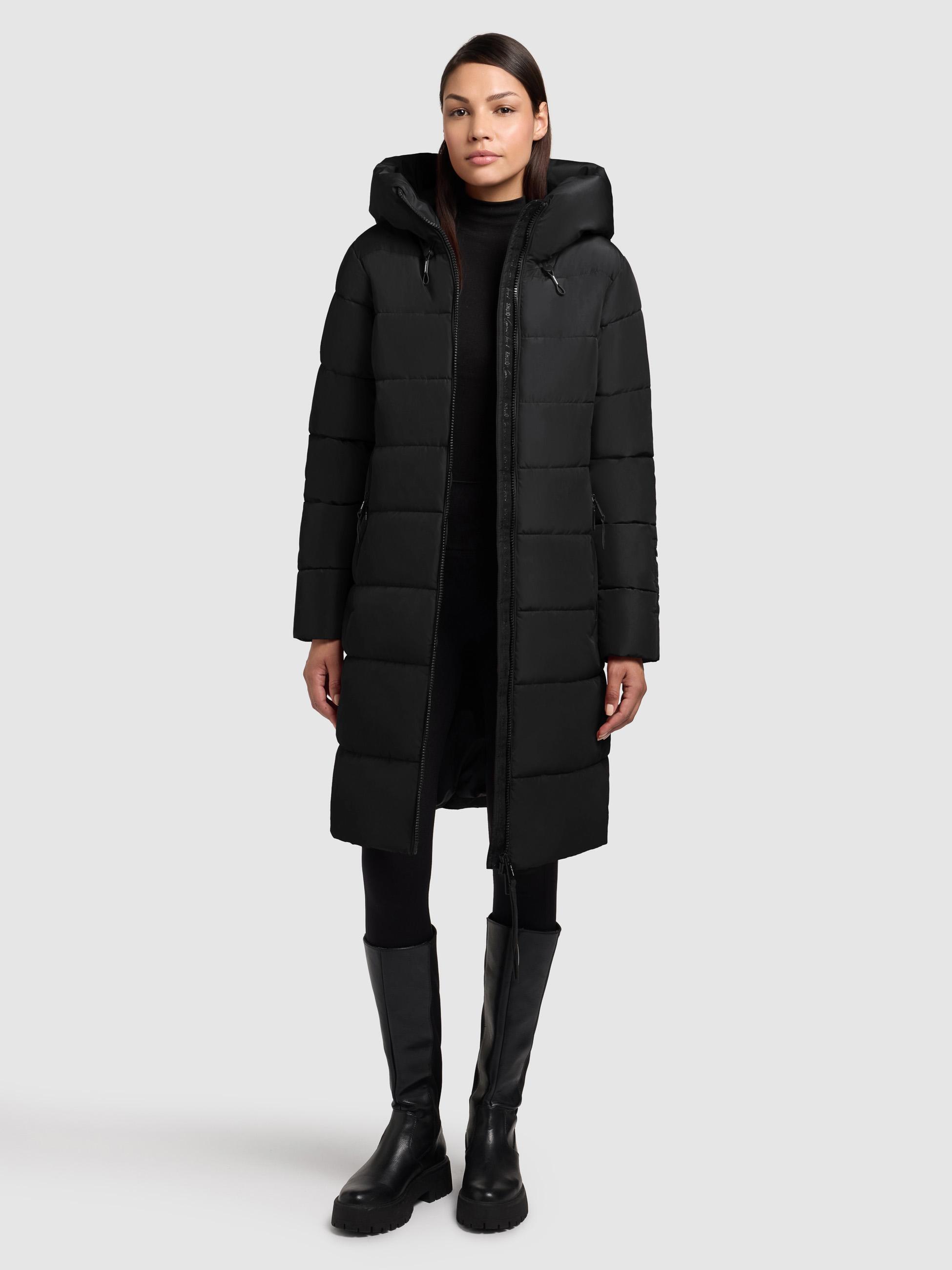 Warmer Steppmantel "Jilias5-YM" Black
