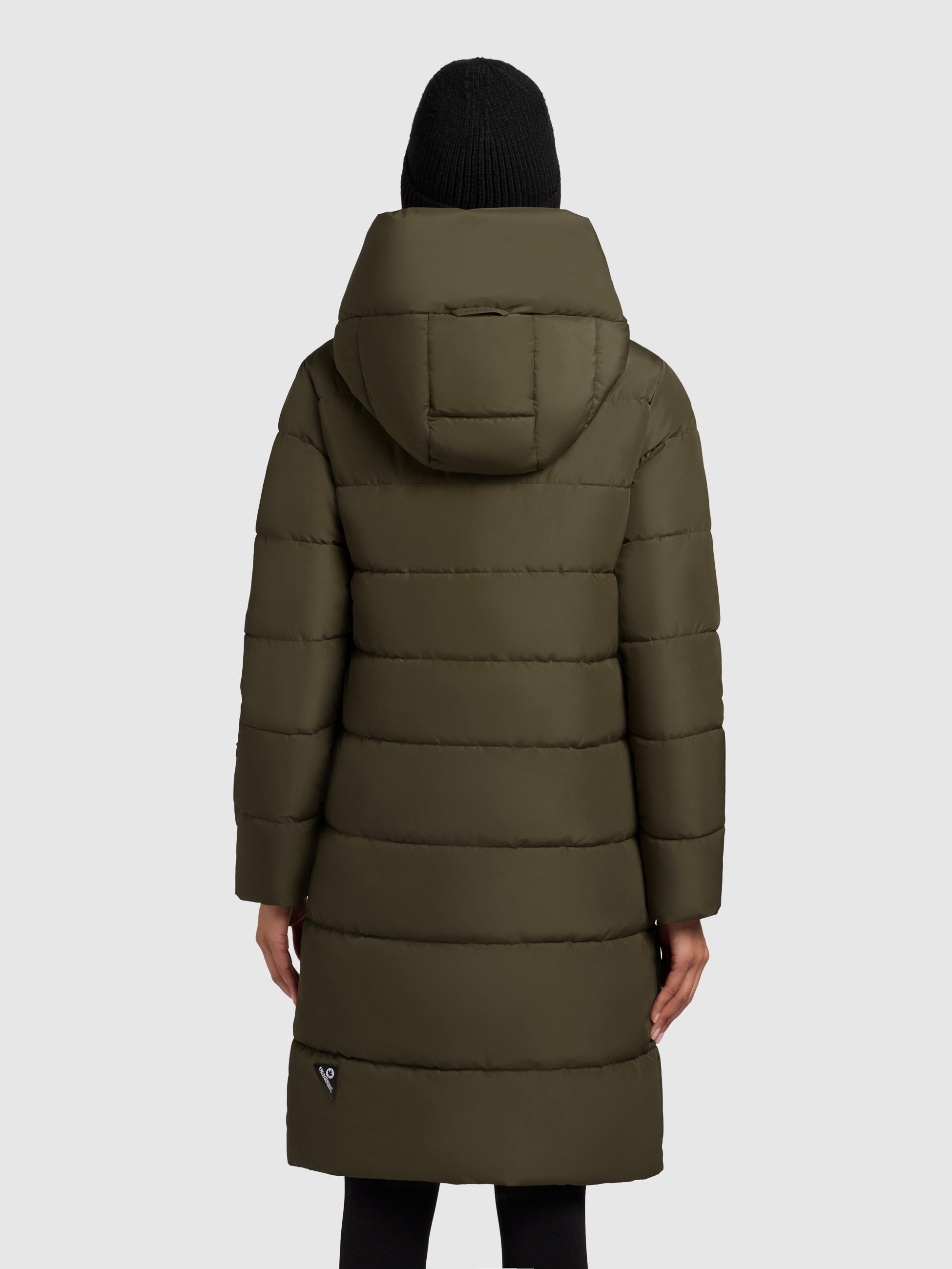 Warmer Steppmantel "Jilias5-YM" Dark Green
