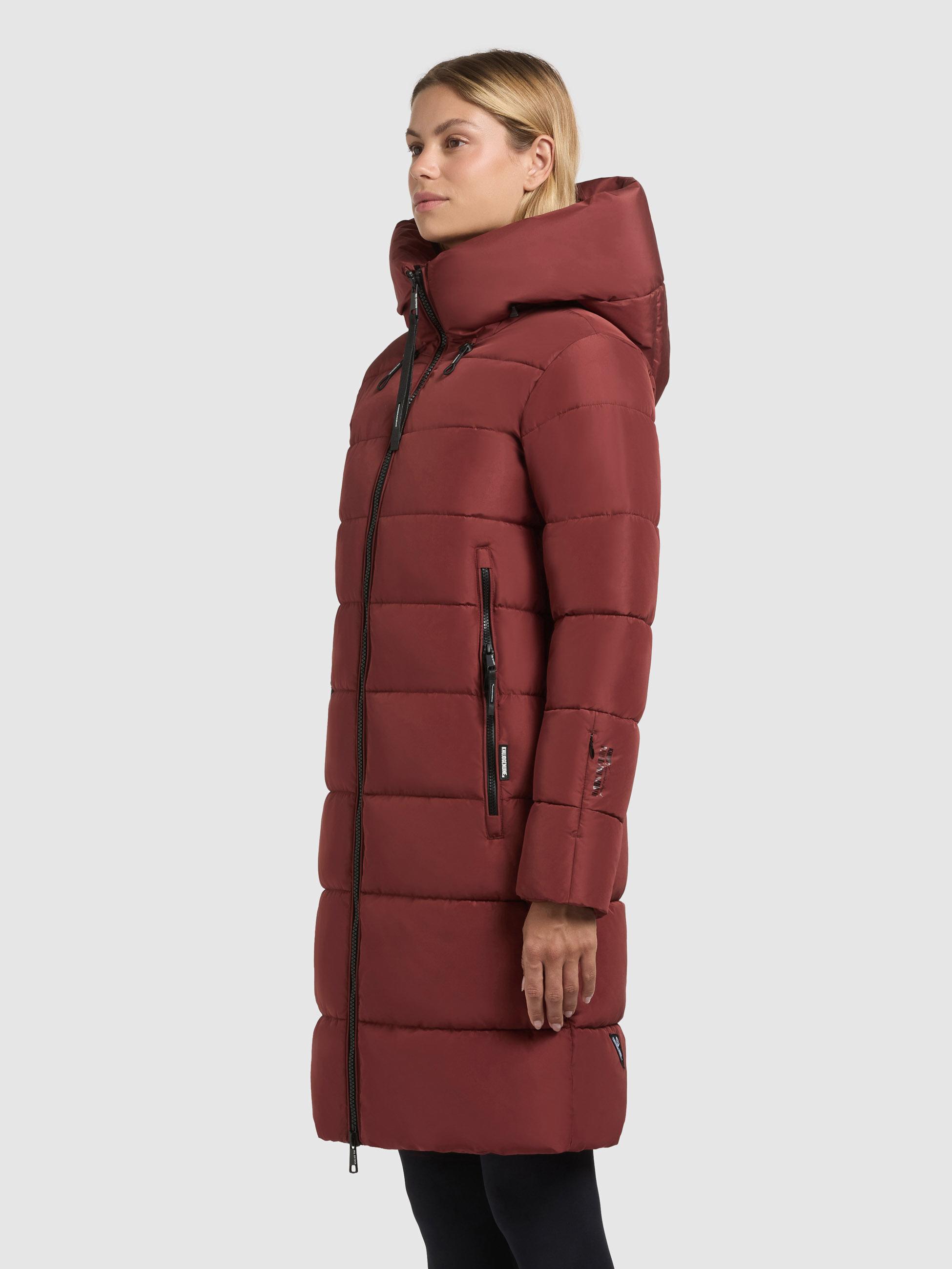 Warmer Steppmantel "Jilias5-YM" Dark Red