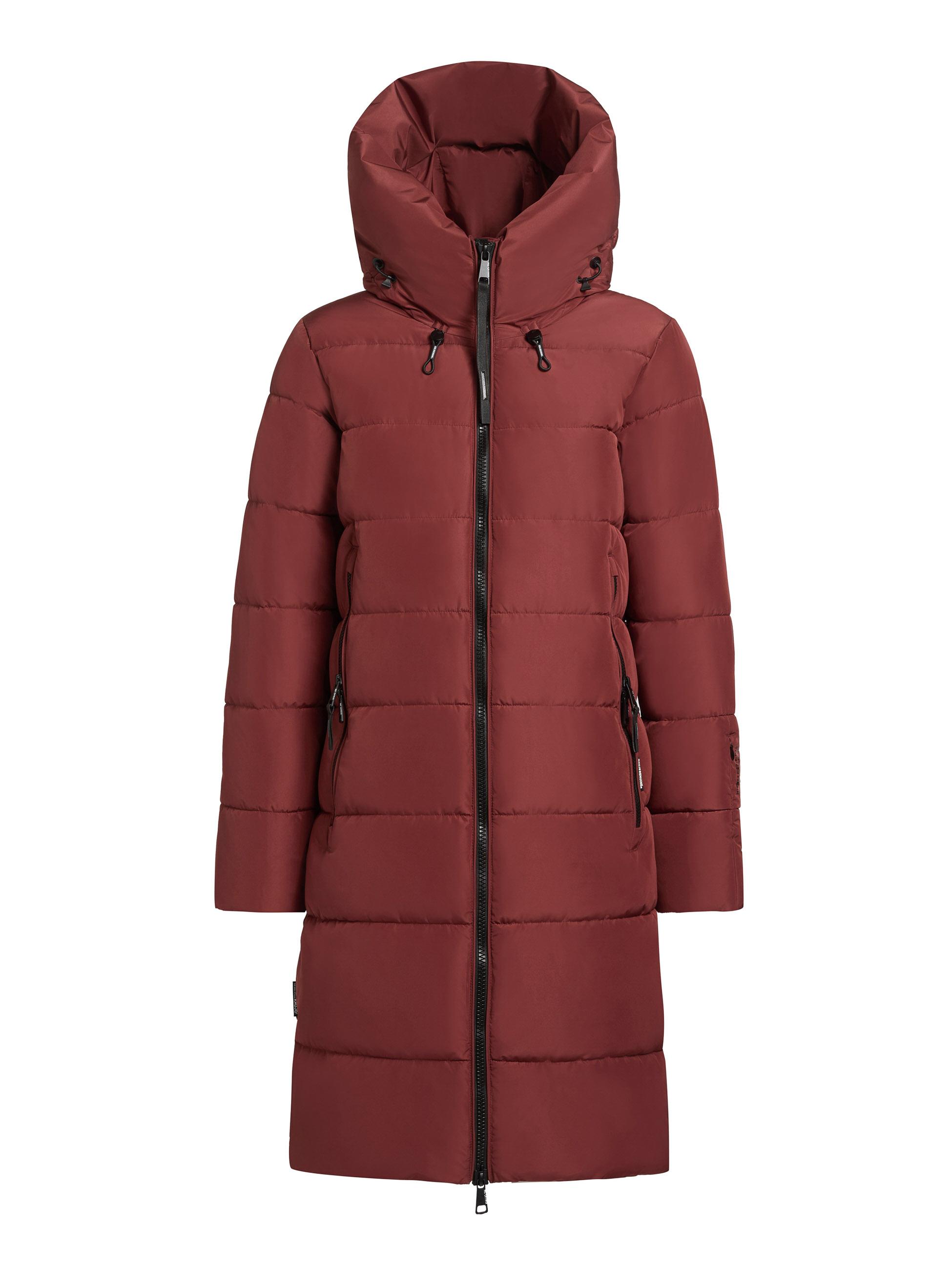 Warmer Steppmantel "Jilias5-YM" Dark Red