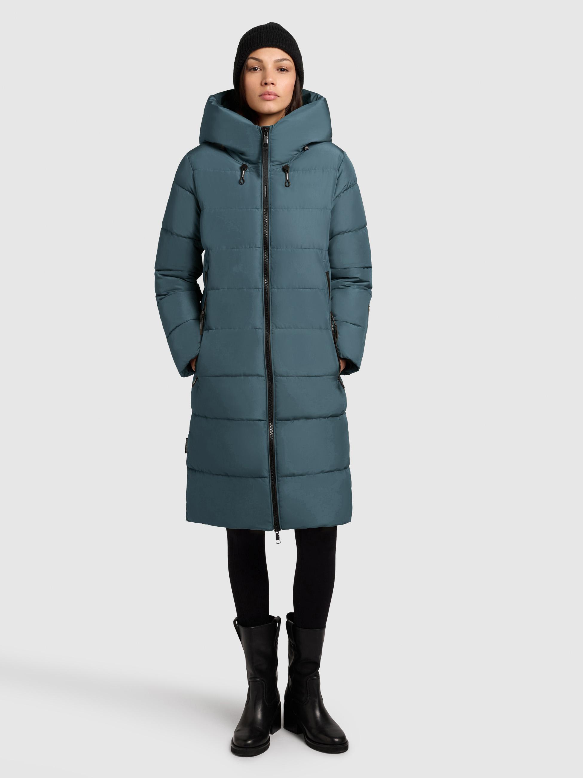Warmer Steppmantel "Jilias5-YM" Dim Blue