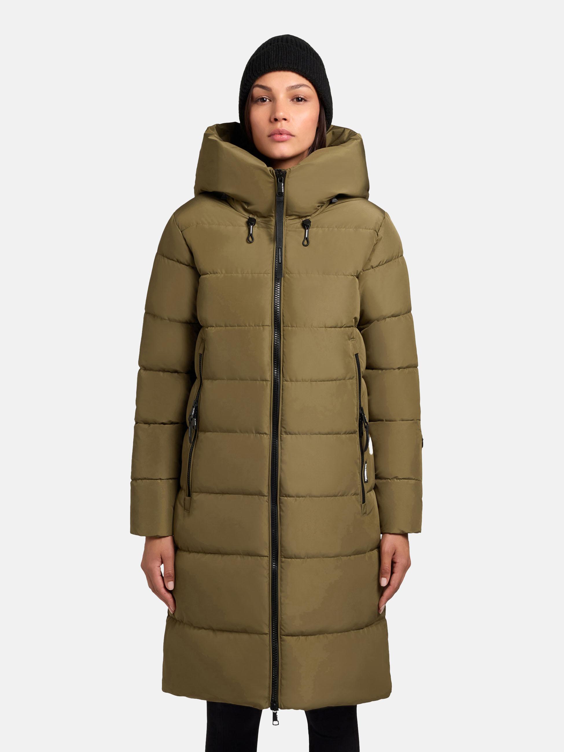 Warmer Steppmantel "Jilias5-YM" Scrub Green