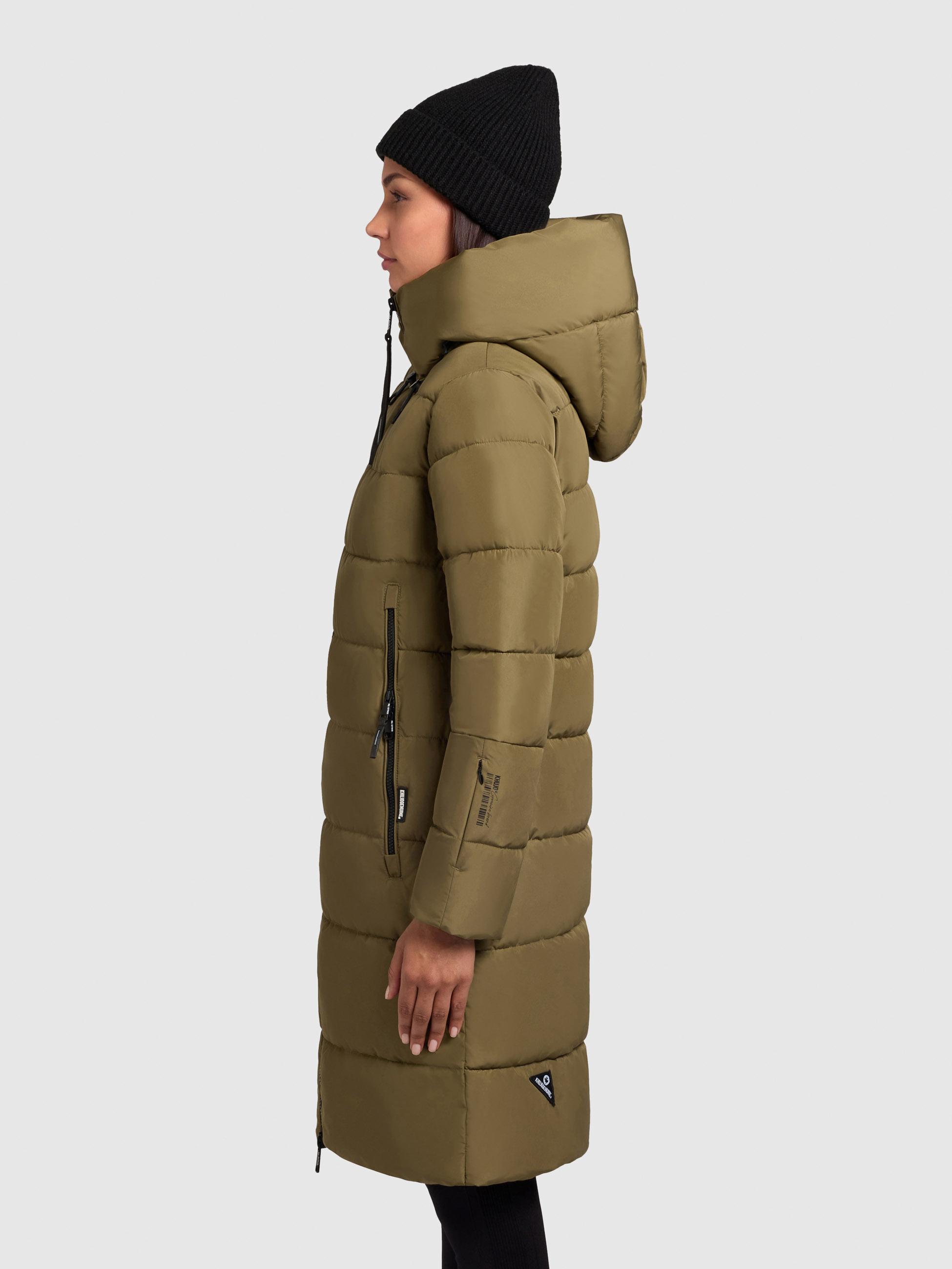Warmer Steppmantel "Jilias5-YM" Scrub Green