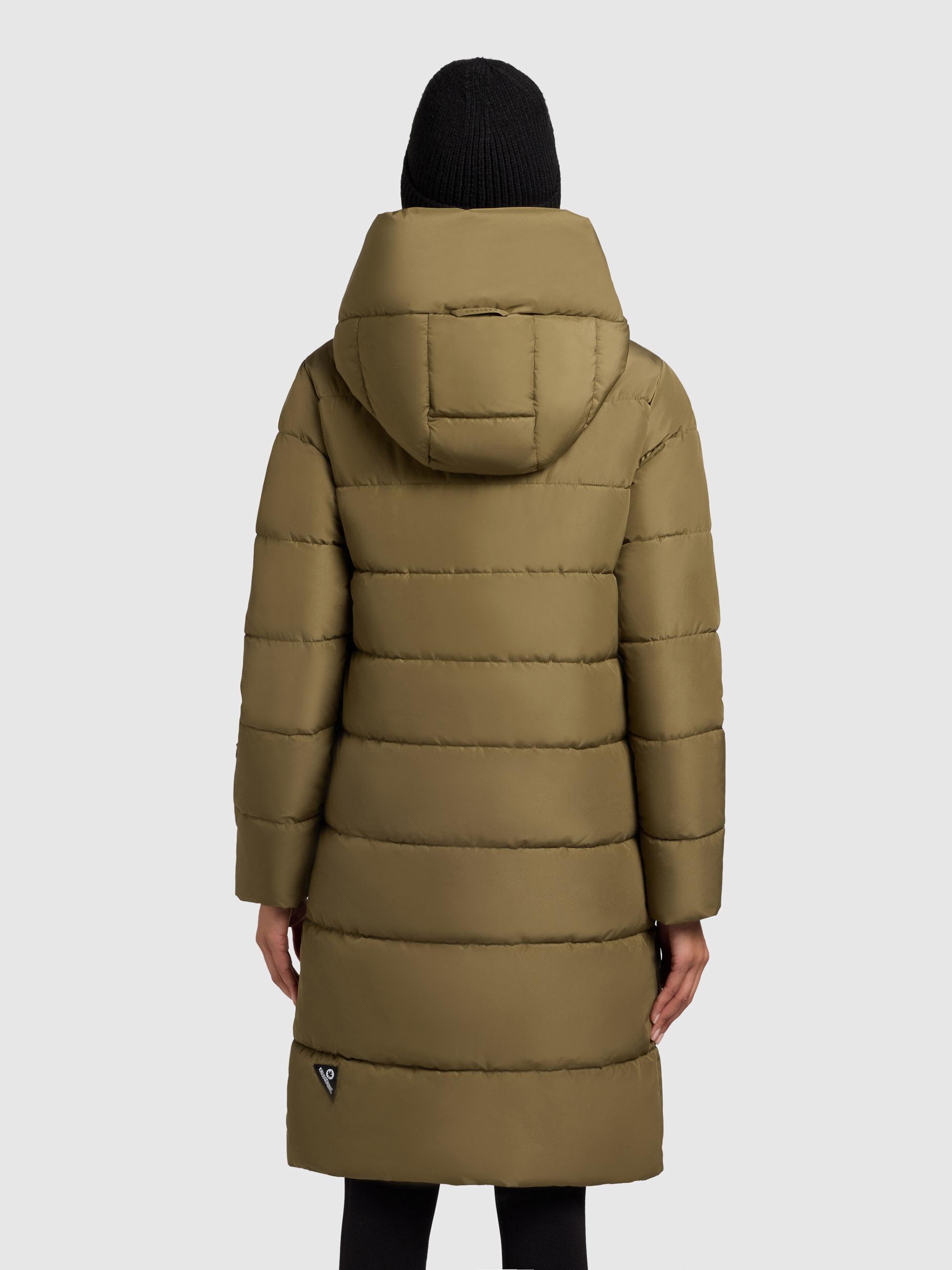 Warmer Steppmantel "Jilias5-YM" Scrub Green