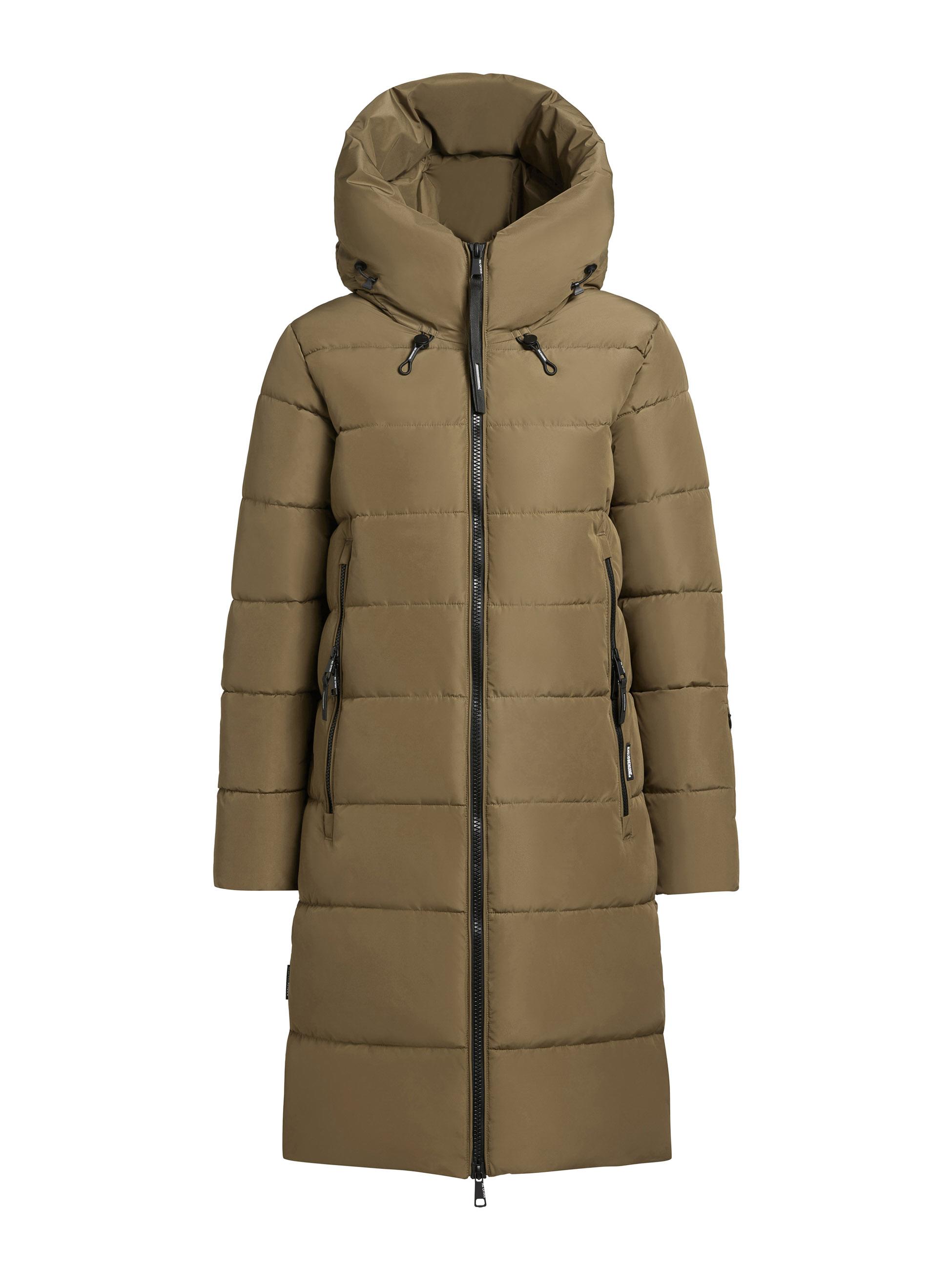 Warmer Steppmantel "Jilias5-YM" Scrub Green