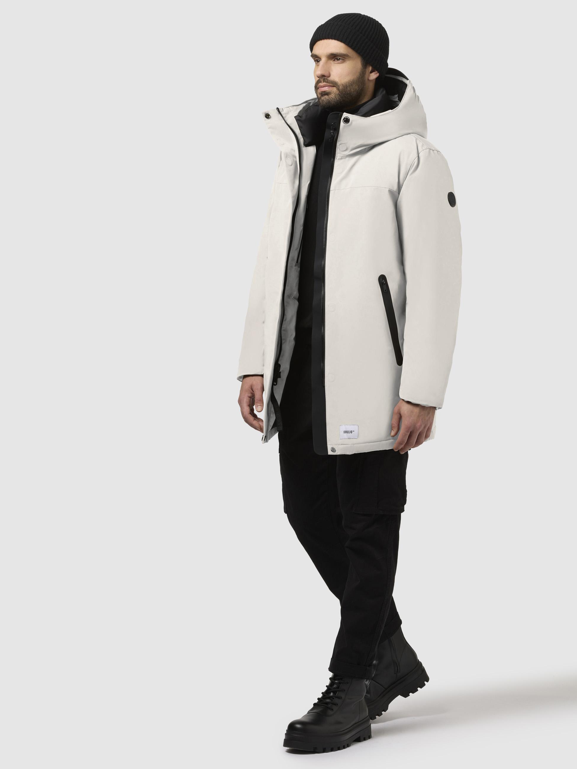 Warmer Winter Kurzmantel "Kann-YM" Offwhite