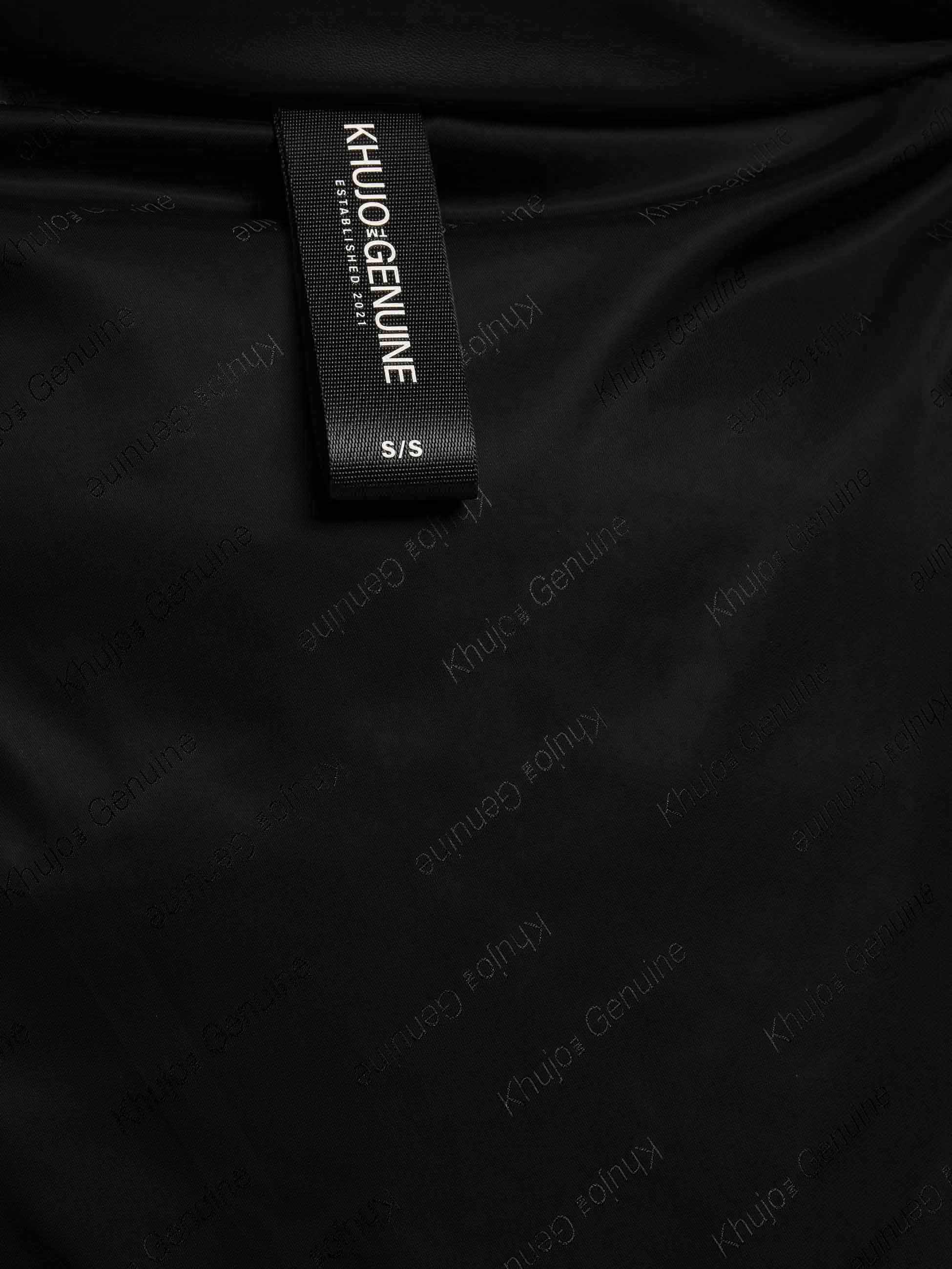 Winter Steppjacke in Lederoptik "Khalia" Black