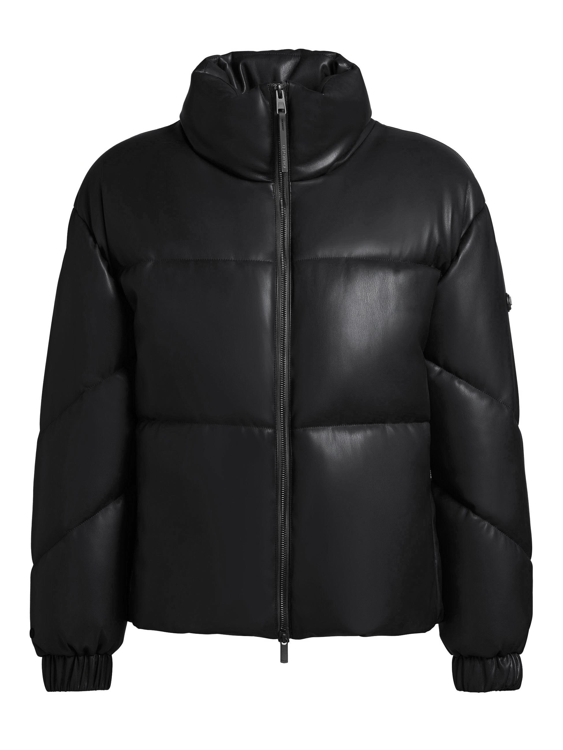 Winter Steppjacke in Lederoptik "Khalia" Black