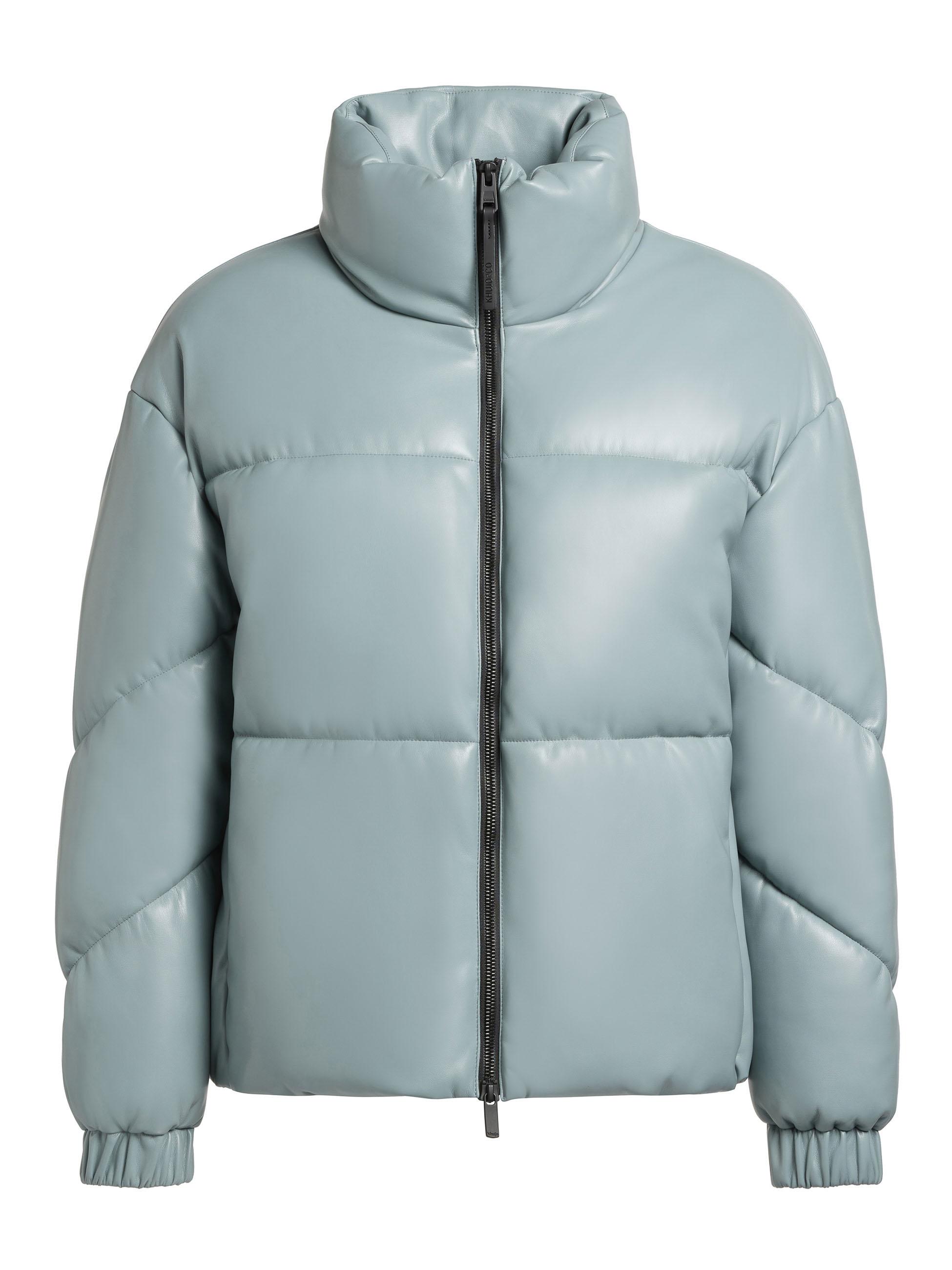 Winter Steppjacke in Lederoptik "Khalia" Light Blue