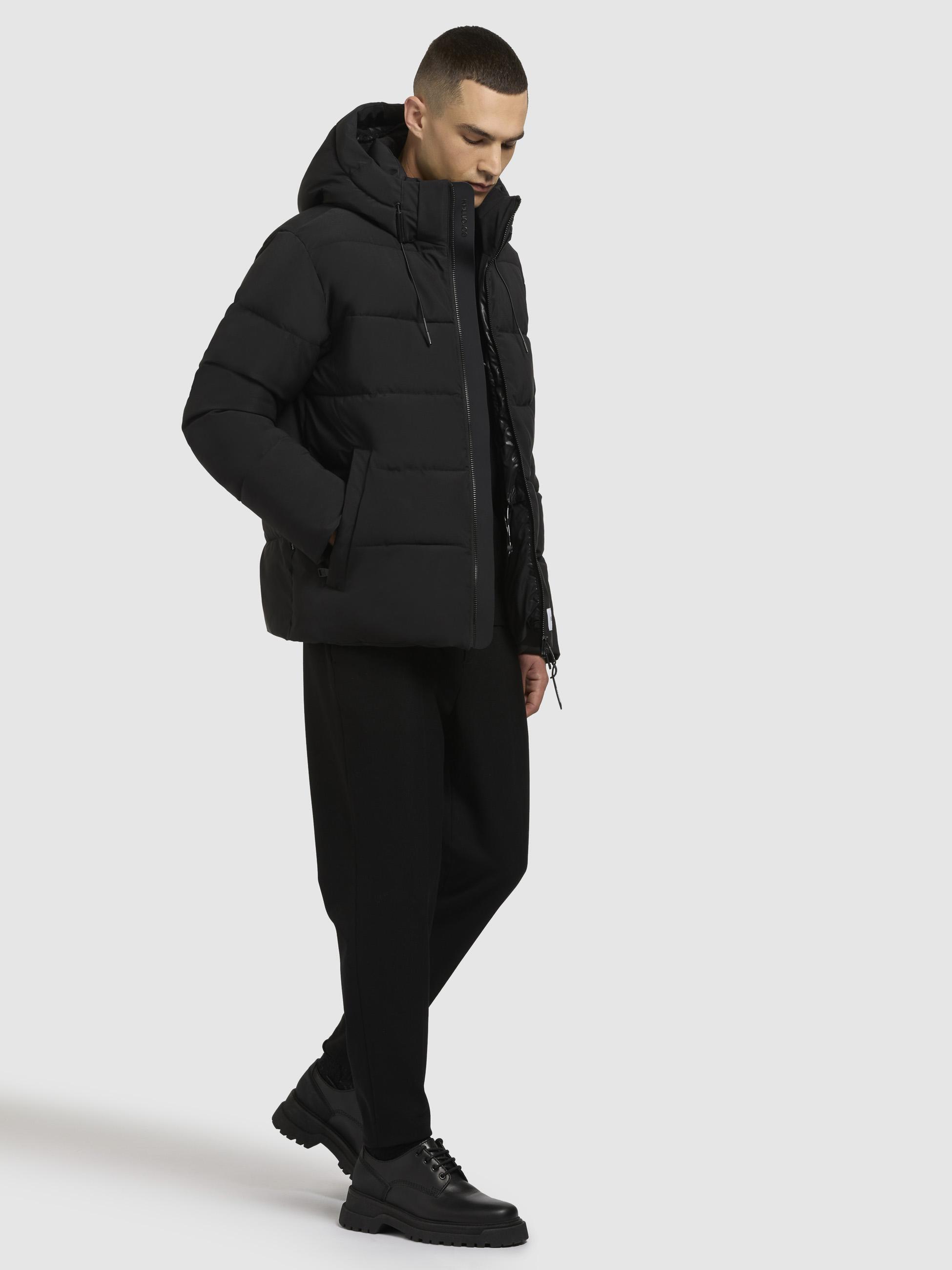 Winter Steppjacke Loga2-YM Black