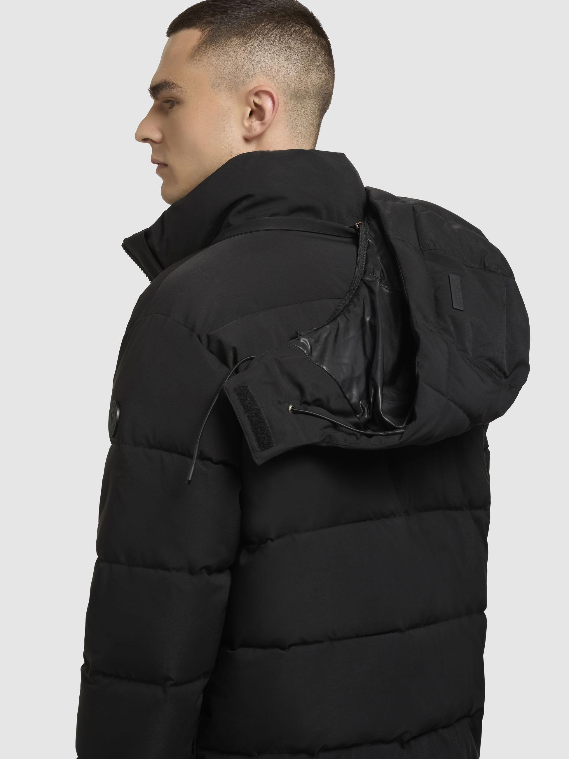 Winter Steppjacke Loga2-YM Black