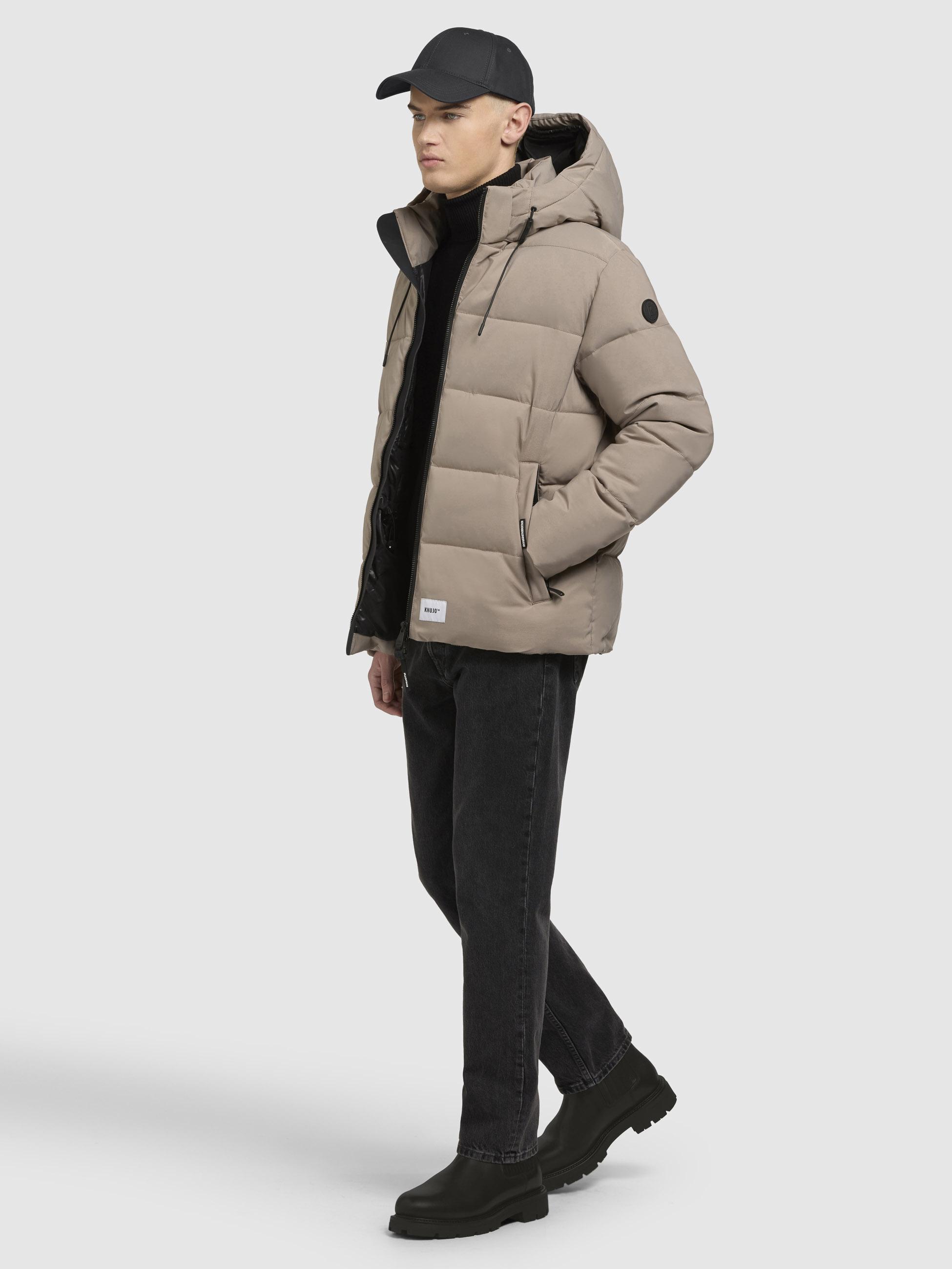 Winter Steppjacke "Loga2-YM" Greige