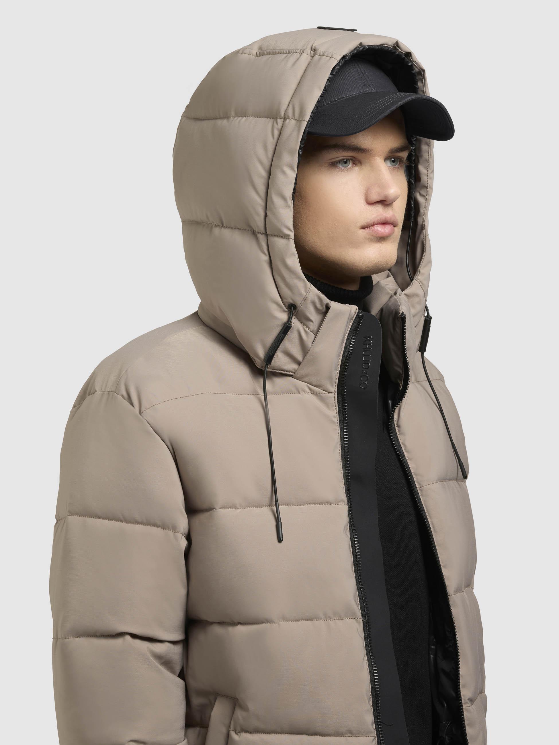 Winter Steppjacke "Loga2-YM" Greige