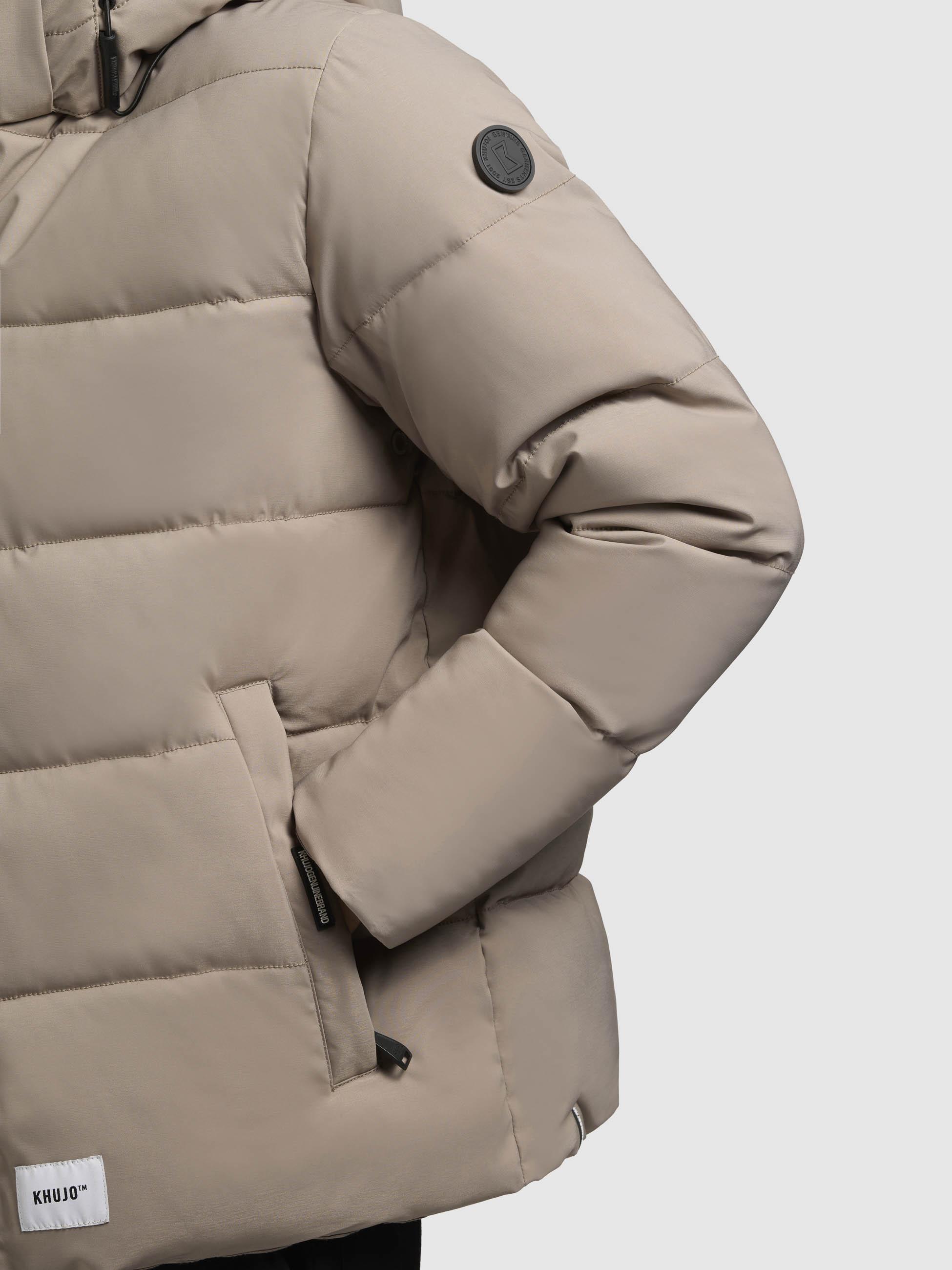 Winter Steppjacke "Loga2-YM" Greige