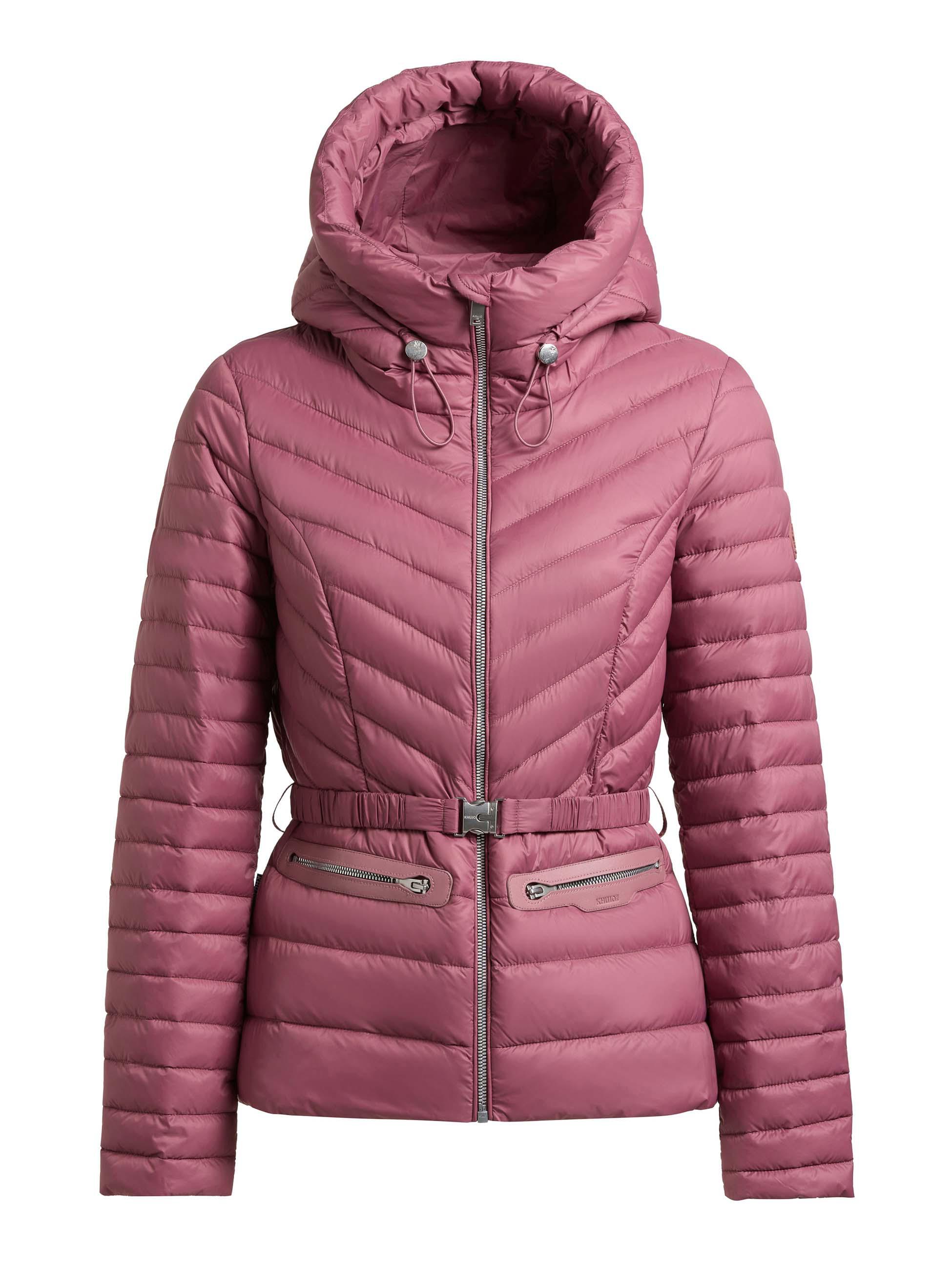 Leichte Übergangsjacke mit Taillengürtel "Lorella" Fuchsia