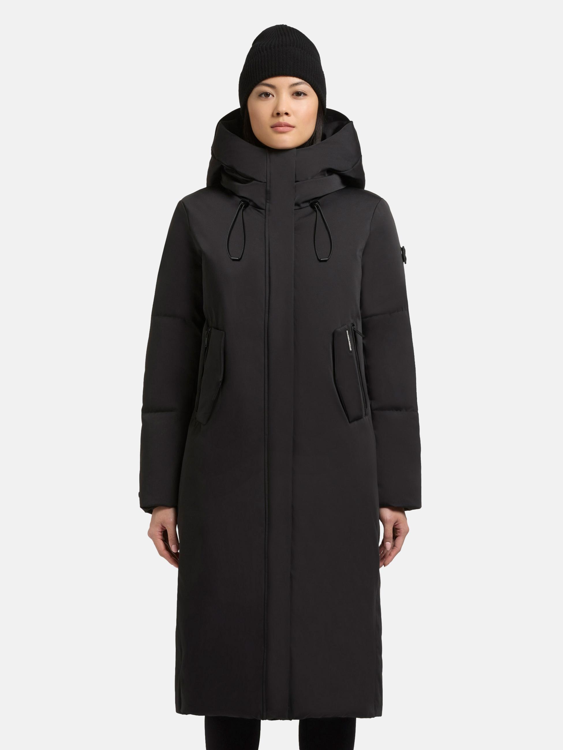 Wintermantel mit Kapuze "Luggs" Black