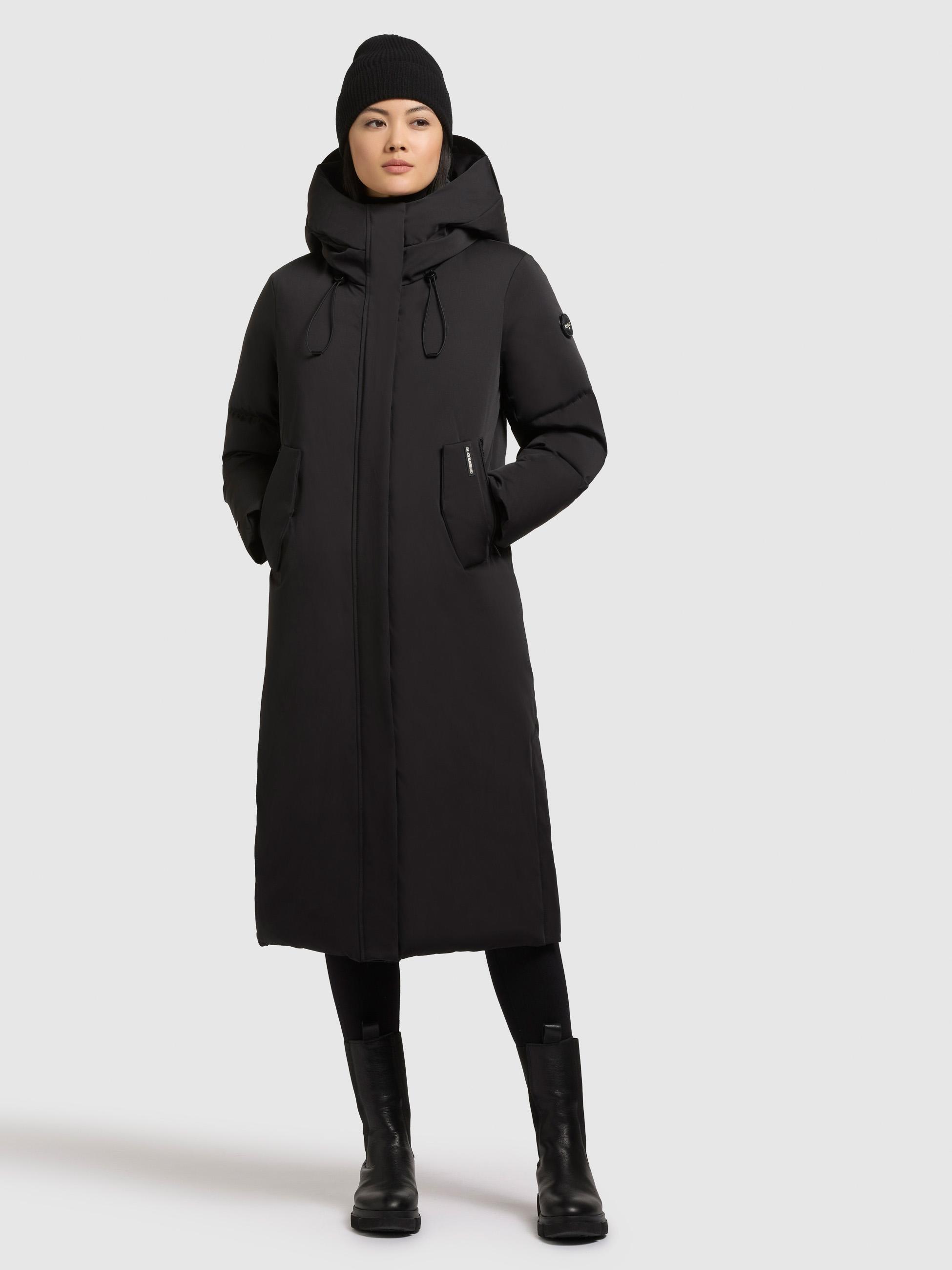Wintermantel mit Kapuze "Luggs" Black